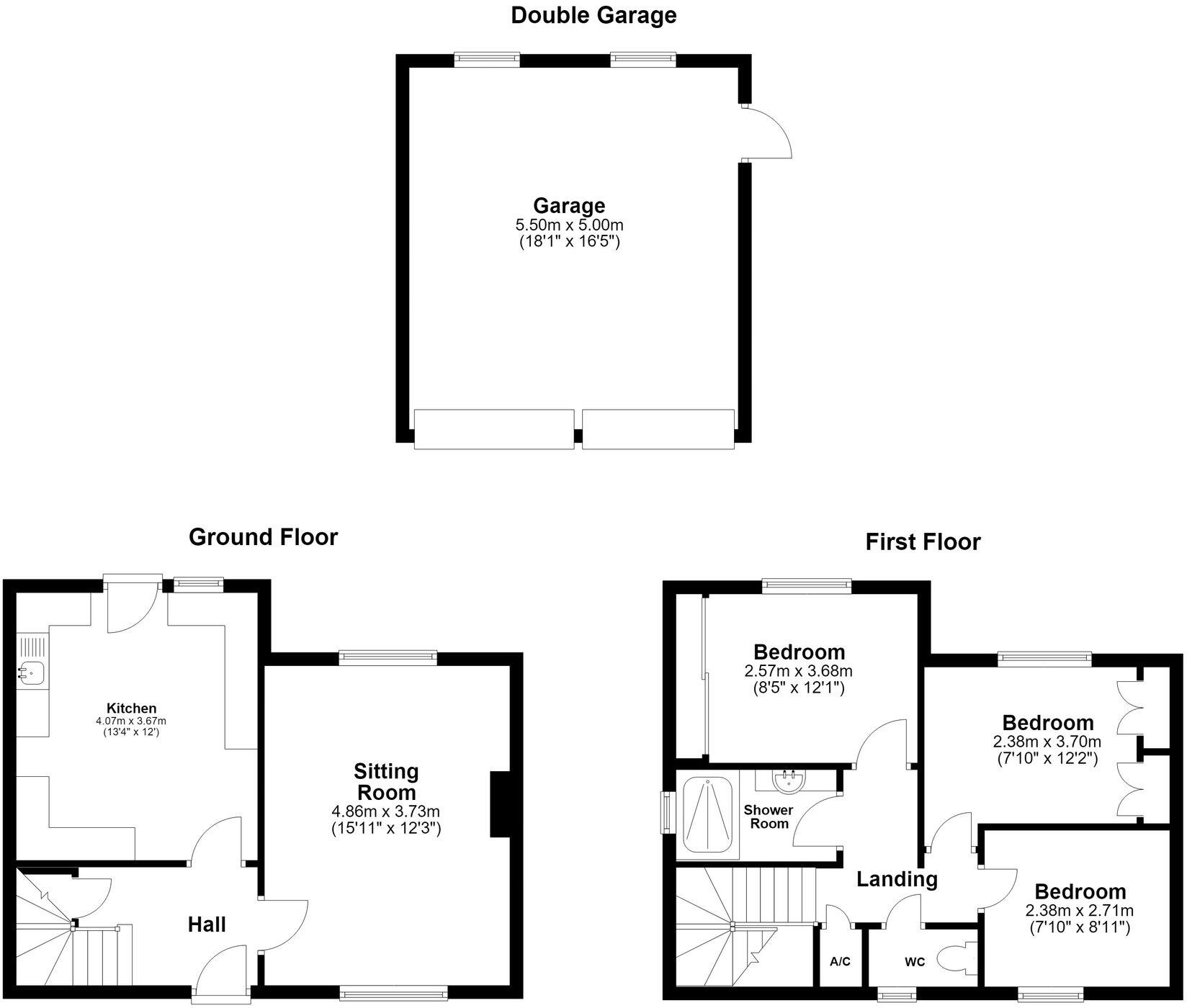 1 Bow Hill, Callow End, Worcester, WR2 4TN floorplan