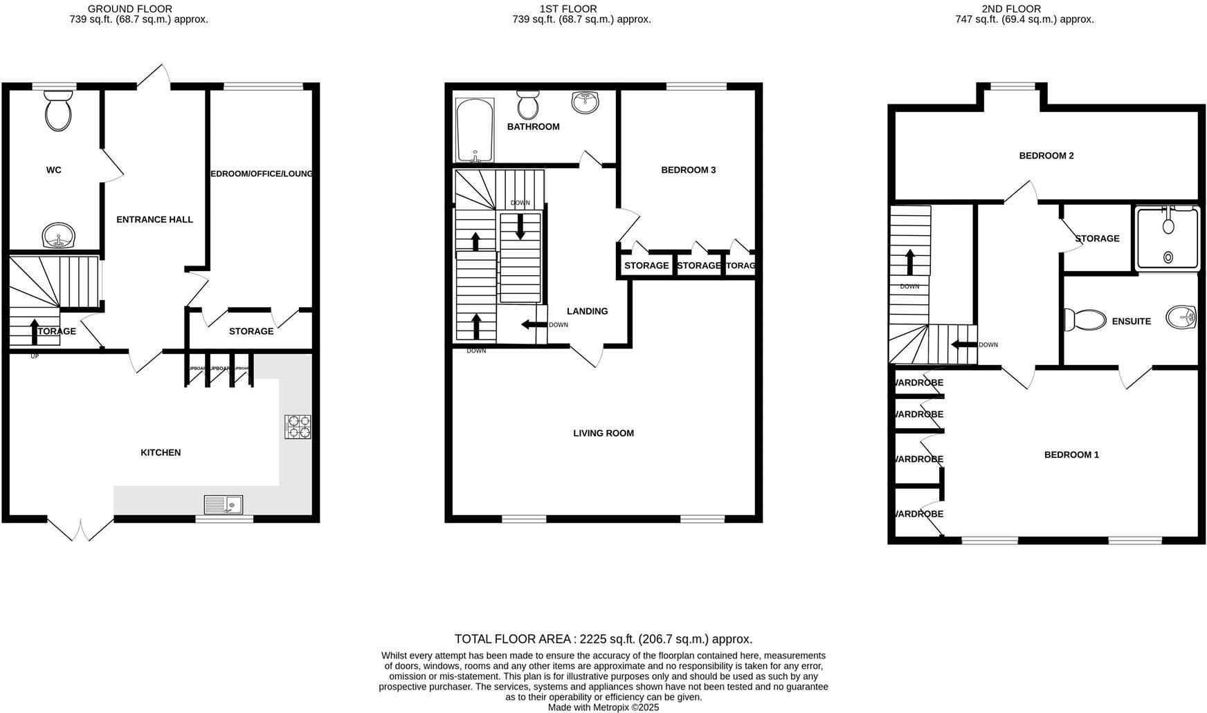 Wyburns Avenue East, Rayleigh floorplan