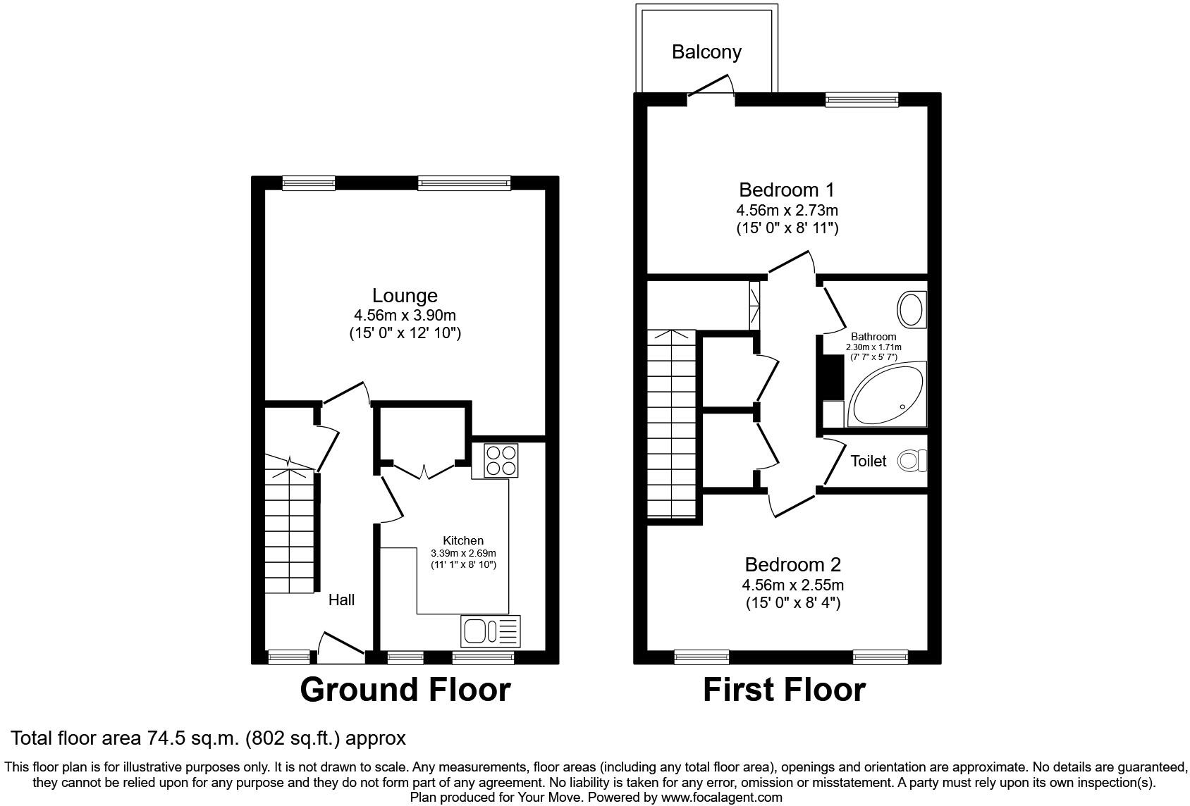 Vauxhall Street, Plymouth, Devon, PL4 floorplan