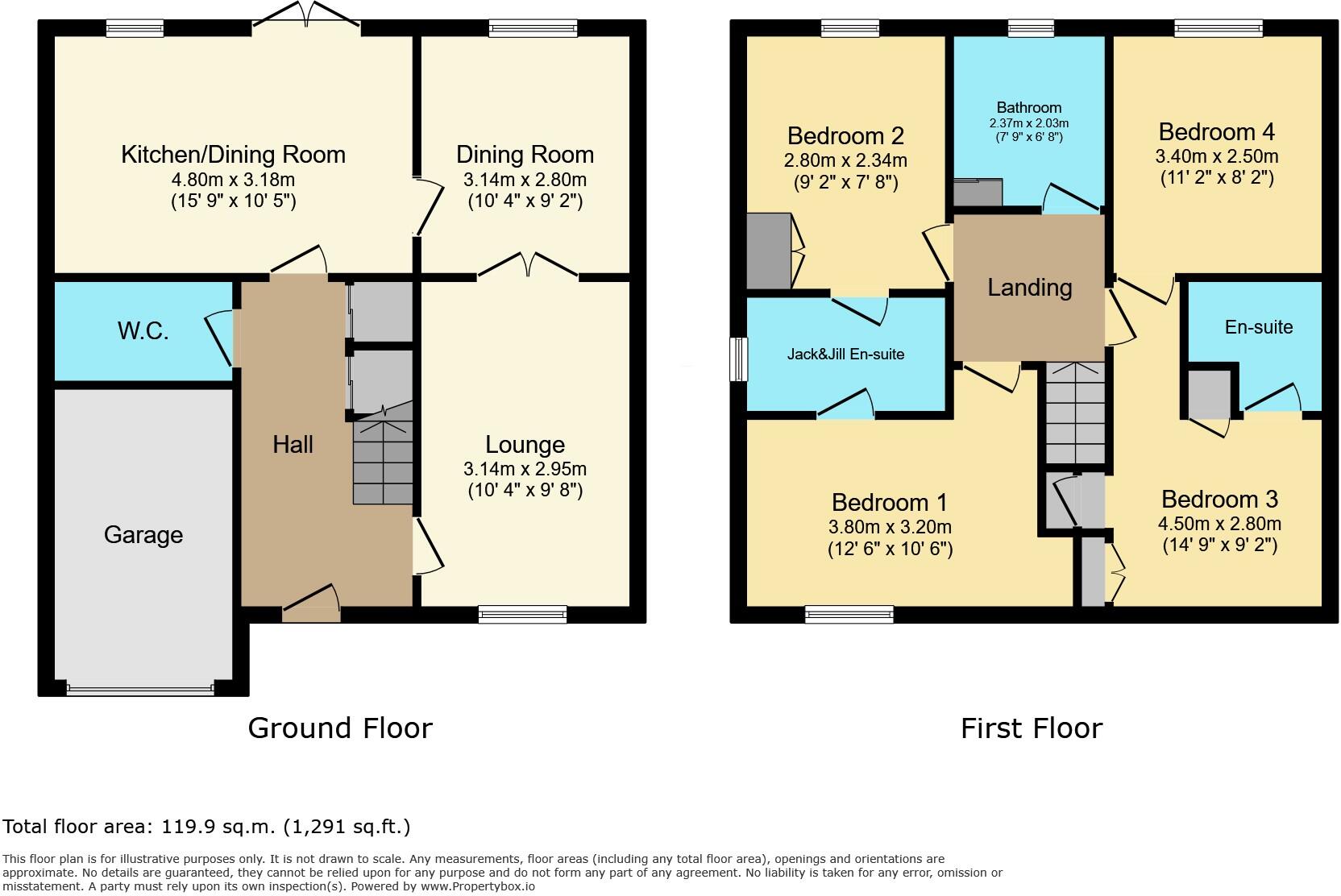 2 Jenkinson Drive, Redding, Falkirk, FK2 9TL floorplan