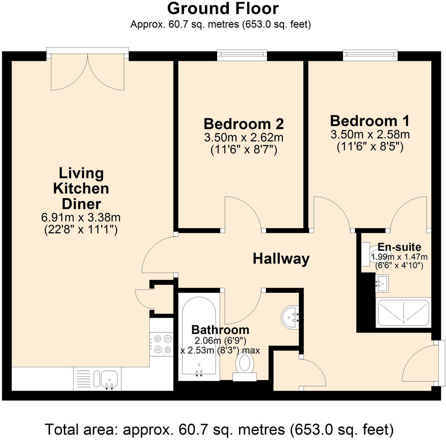 Racecourse Mews, Loughborough, LE11 floorplan