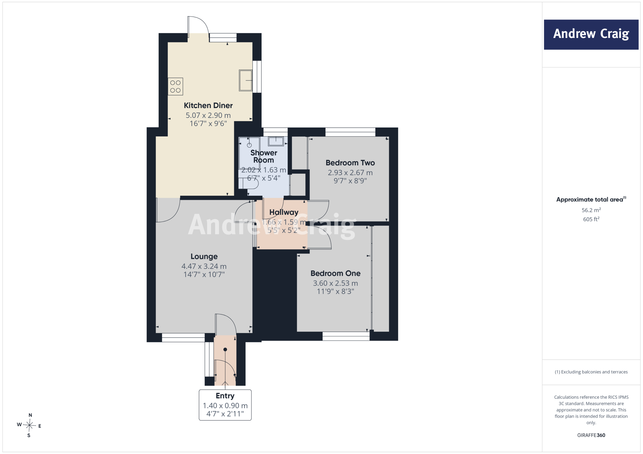 Hereford Way, Jarrow floorplan