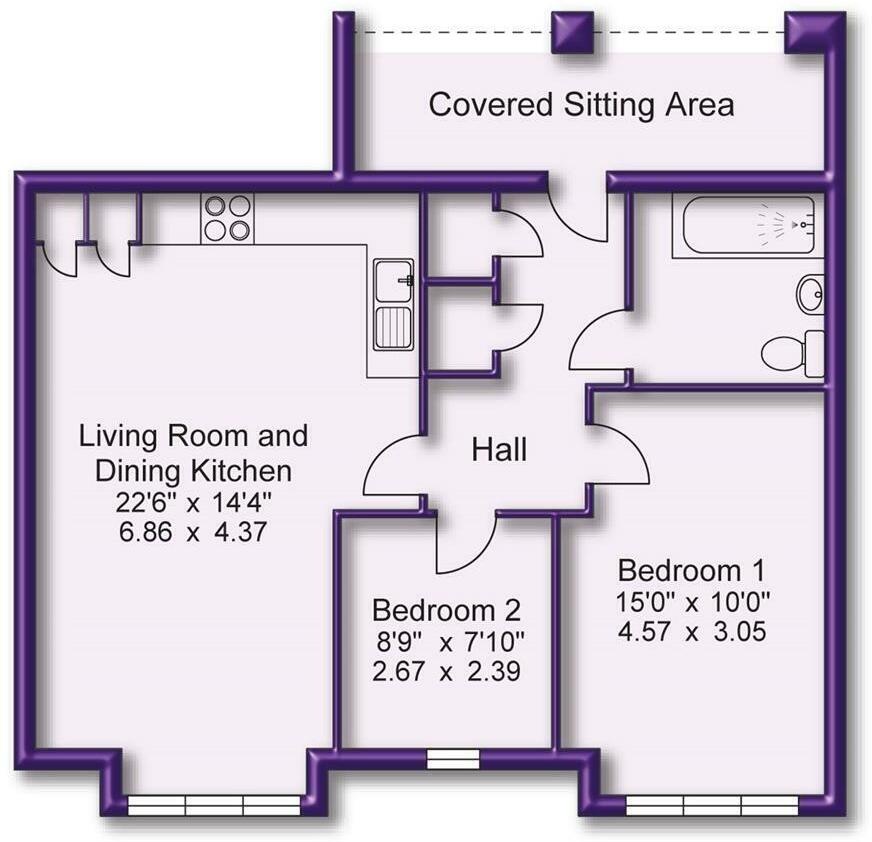 1a Oak Road, Hale, WA15 9EX floorplan