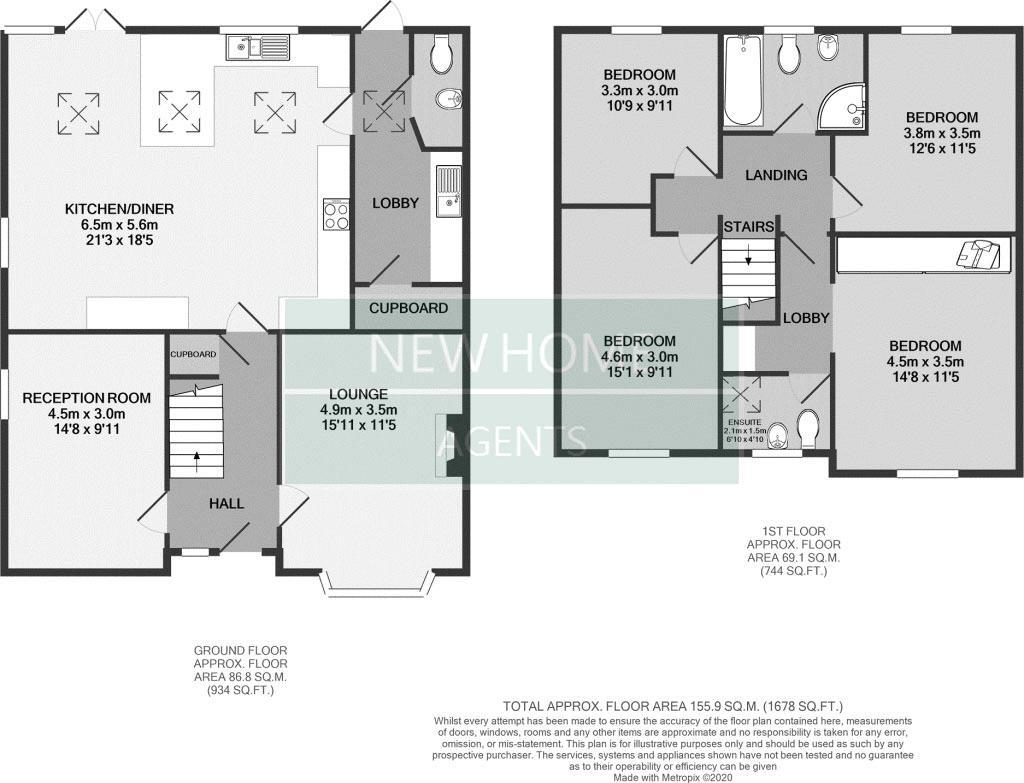 Locko Road, Lower Pilsley, Chesterfield, S45 8DN floorplan