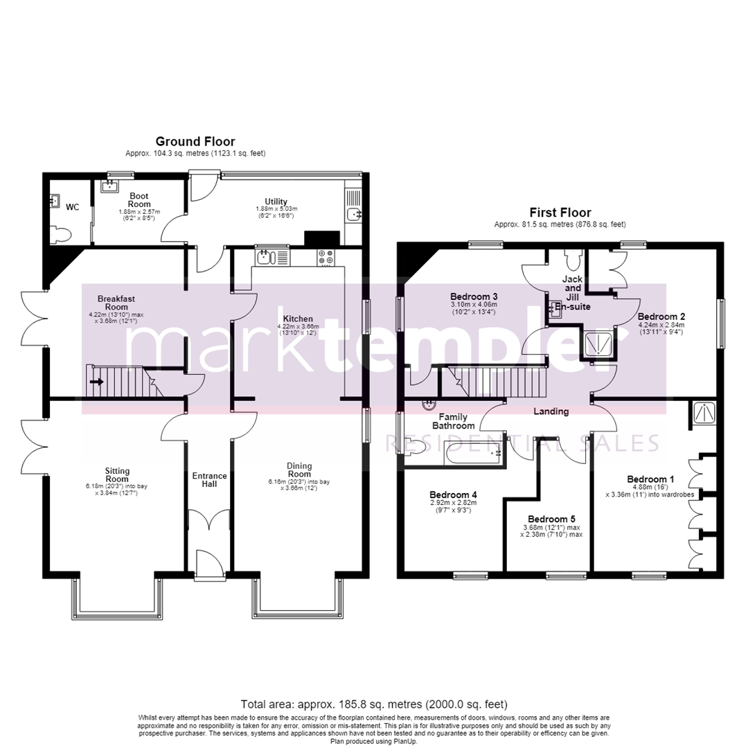 Charming home ideally situated in the heart of Congresbury floorplan