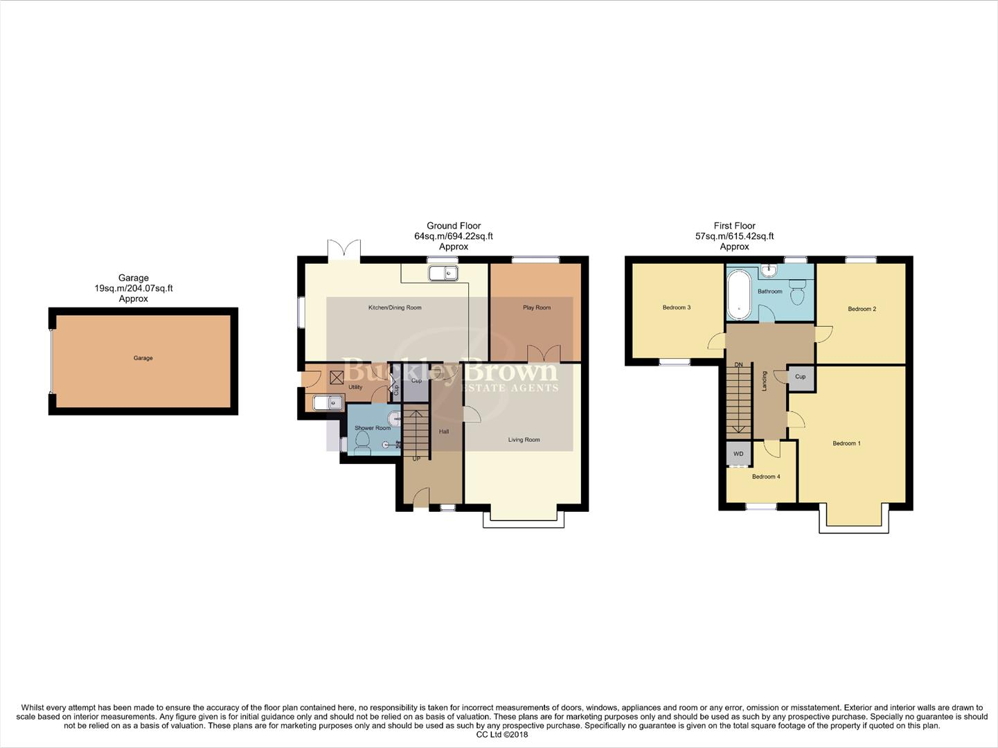 Pine Close, Rainworth, Mansfield floorplan