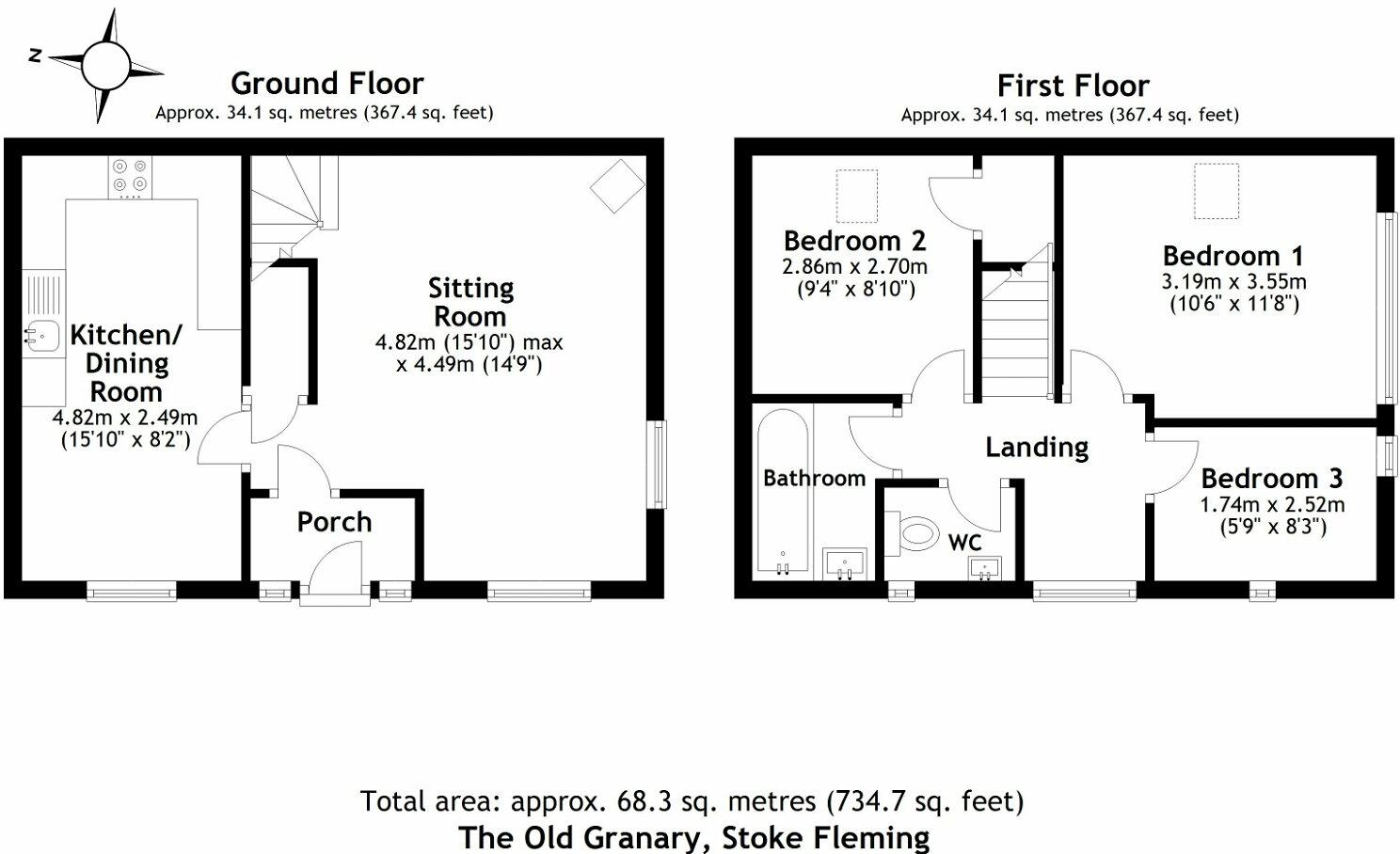 Stoke Fleming floorplan