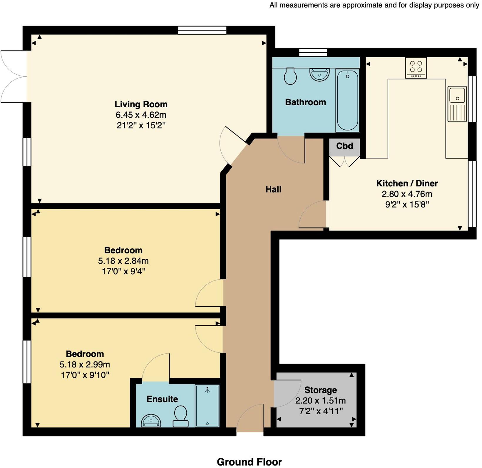 The Lane, Old Canal End, WR1 floorplan