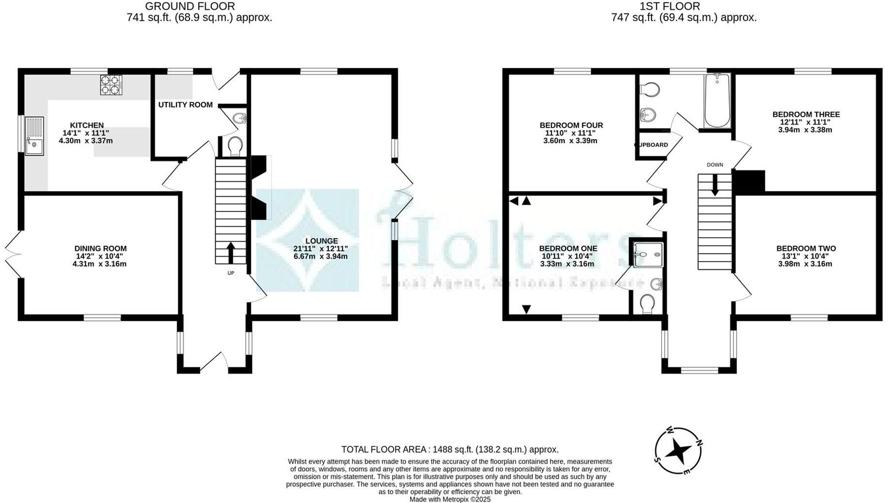 Erwood, Builth Wells, LD2 floorplan