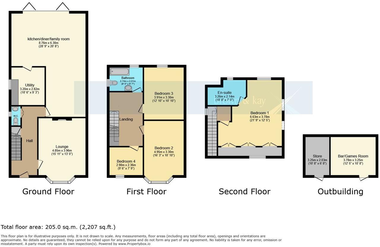 Maxwell Road, Bournemouth, BH9 floorplan