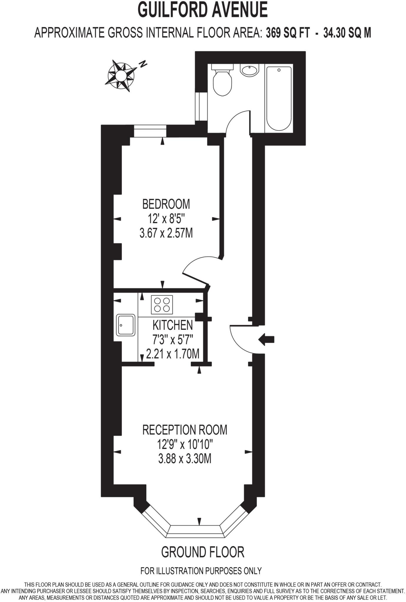 Guilford Avenue, Surbiton, KT5 floorplan