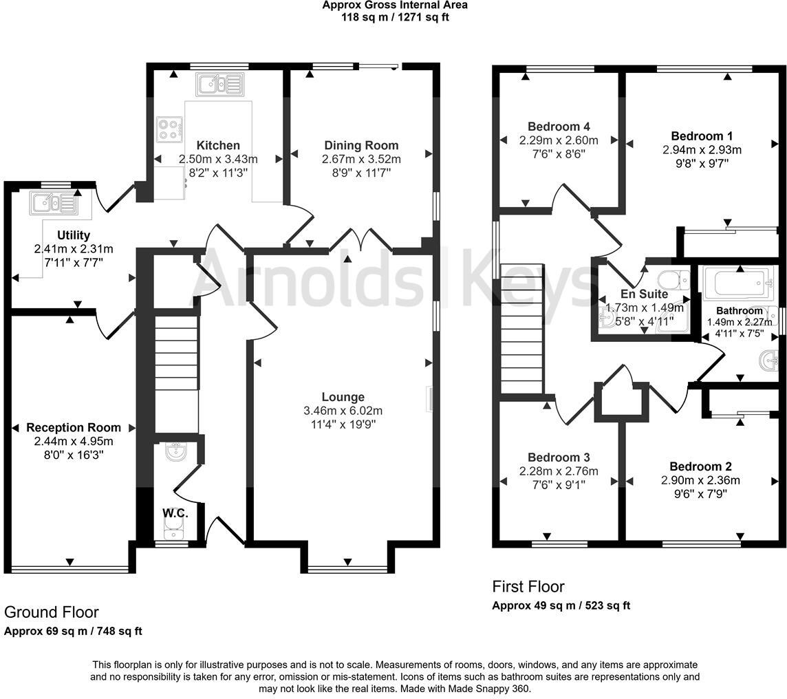 Campion Way, Sheringham floorplan