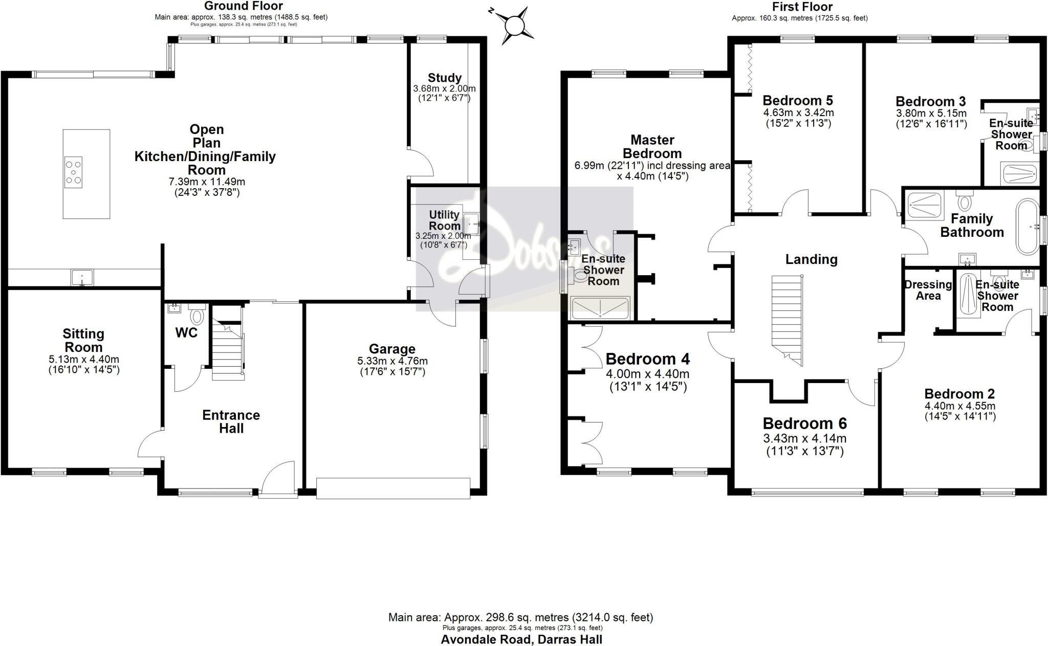 Avondale Road, Darras Hall, Ponteland, Newcastle Upon Tyne, NE20 floorplan