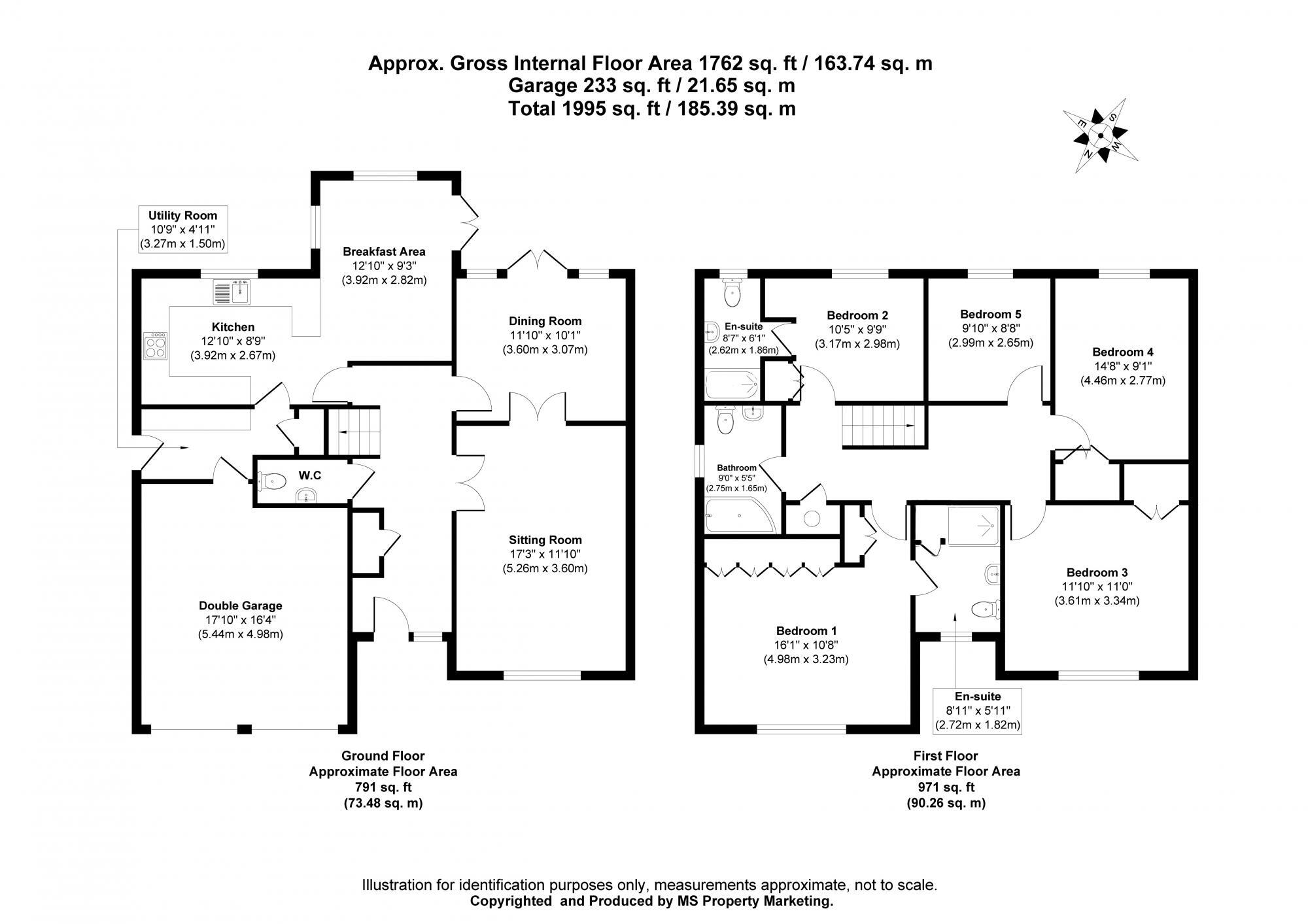 Albright Close, Pocklington, York, YO42 2PE floorplan