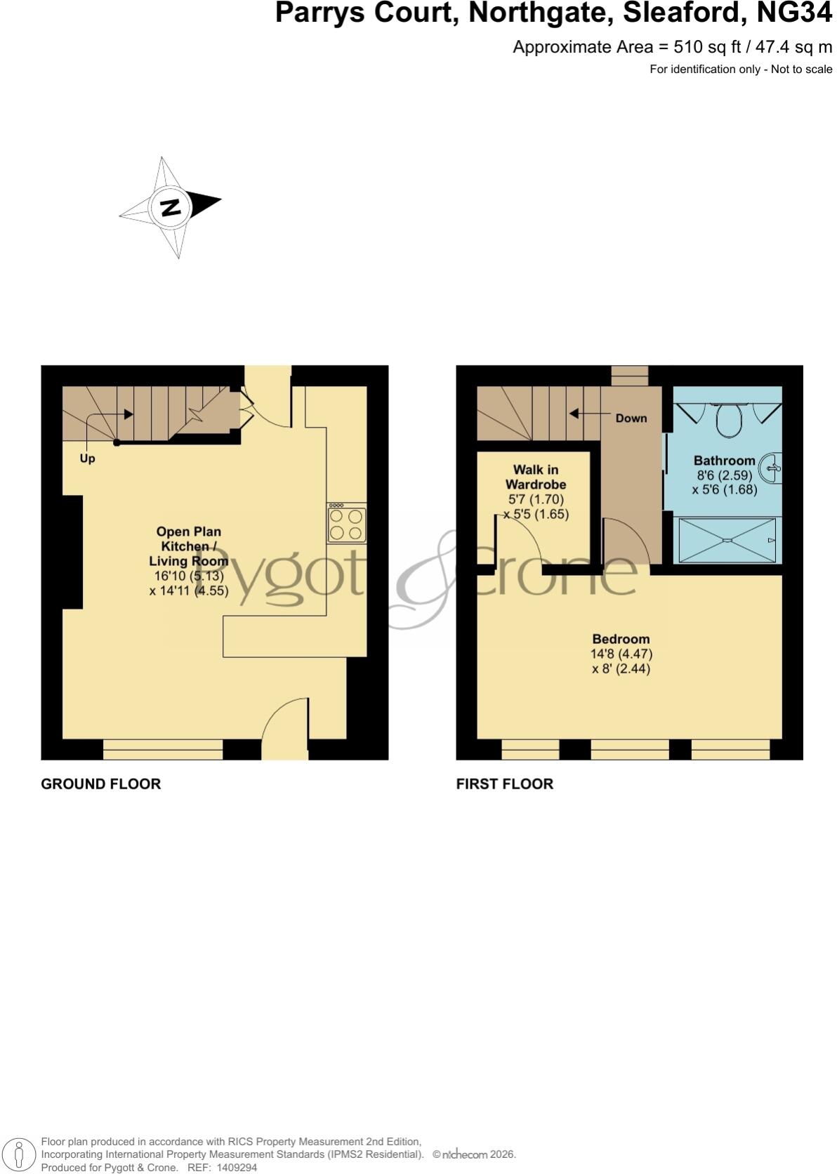 Parrys Court Northgate, Sleaford, Lincolnshire, NG34 floorplan
