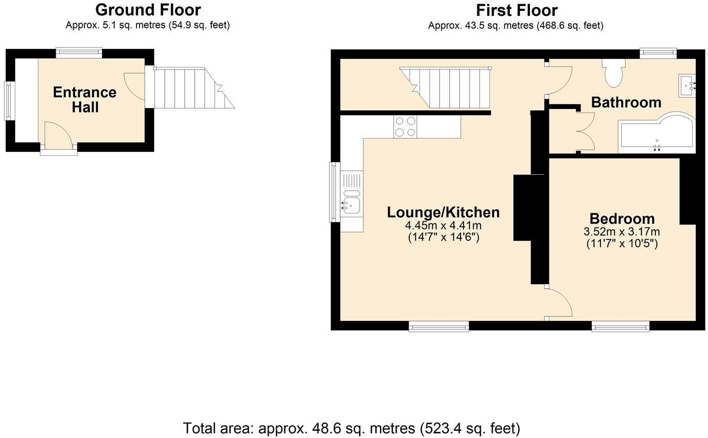 Chadwick Fold Lane, Mirfield, WF14 8PW floorplan