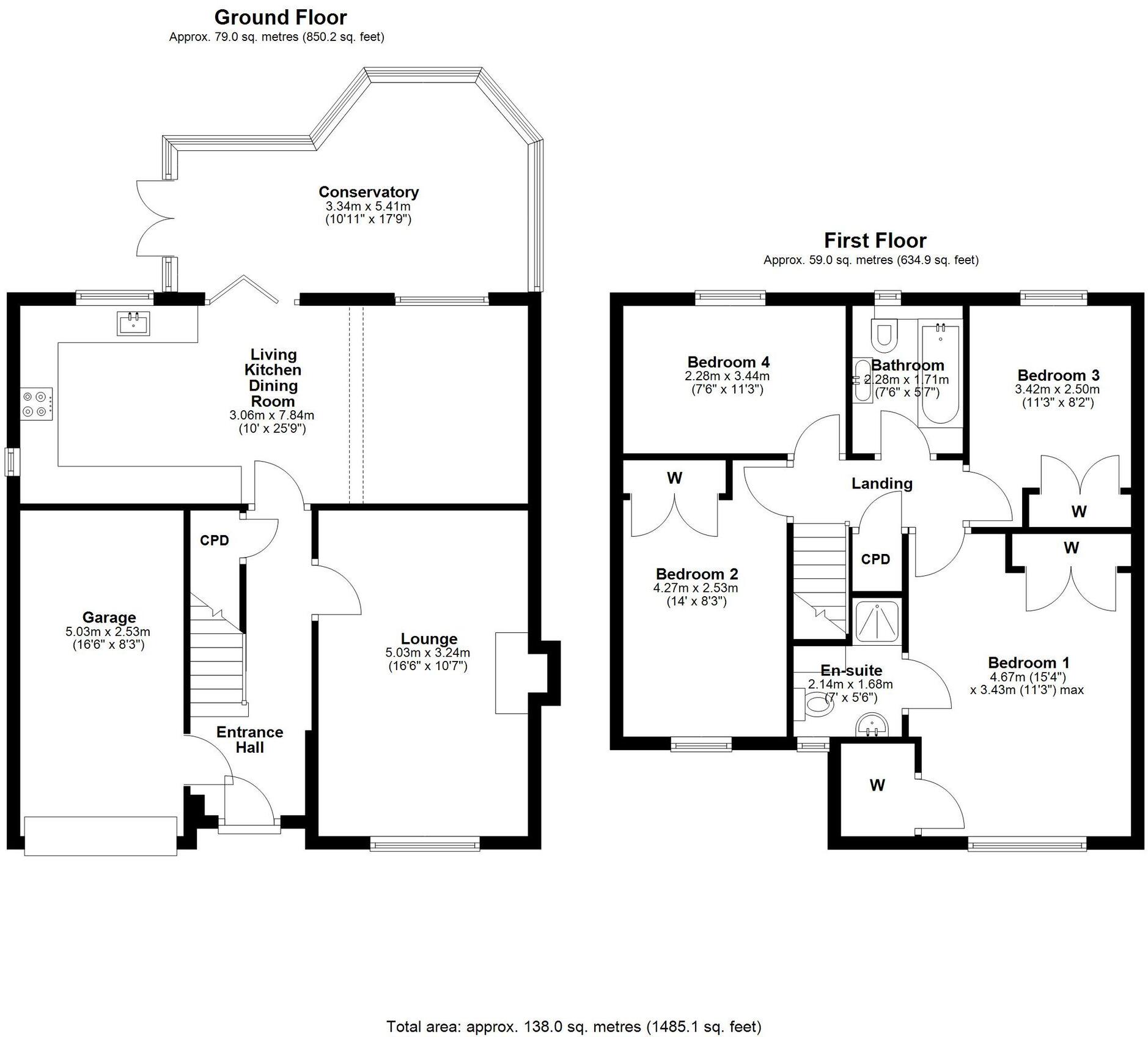 St. Georges Way, Northwich, CW9 floorplan