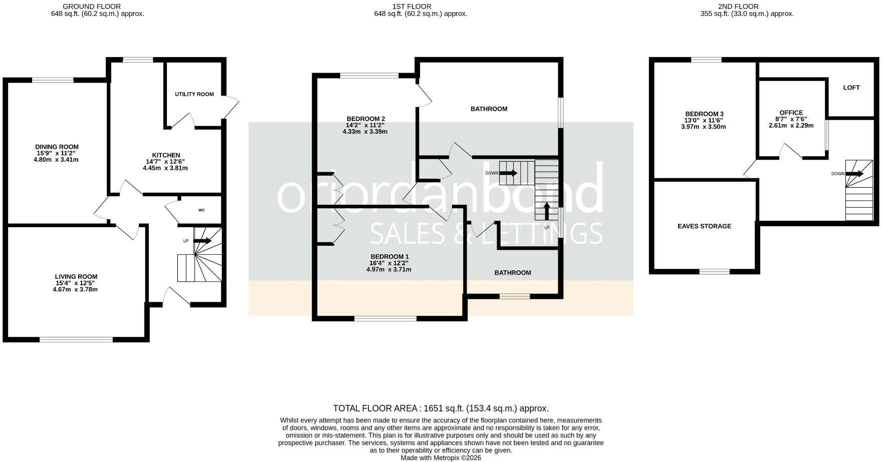 The Avenue, Spinney Hill, Northampton NN3 floorplan