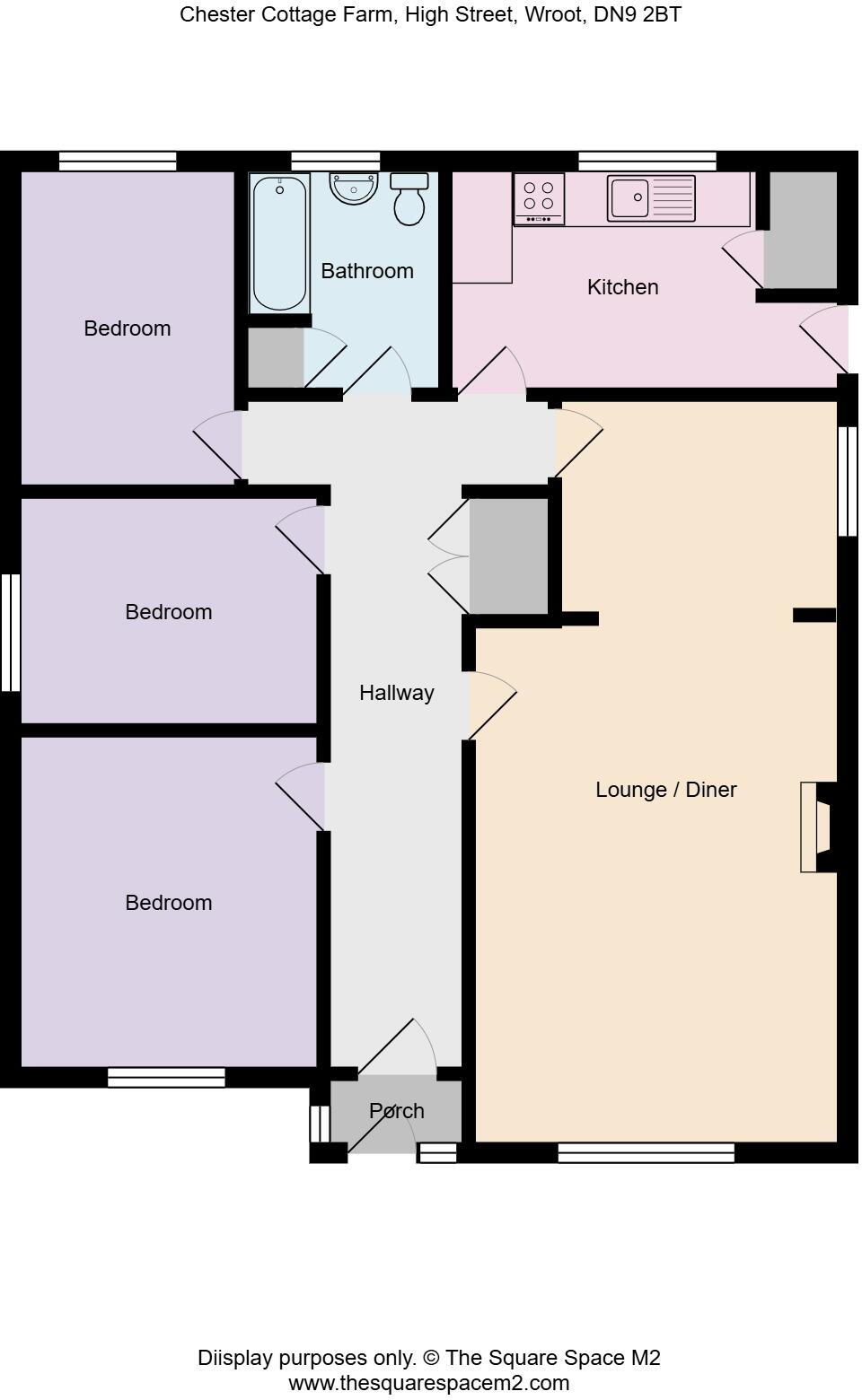 Chester Cottage Farm, High Street, Wroot, DN9 2BT floorplan
