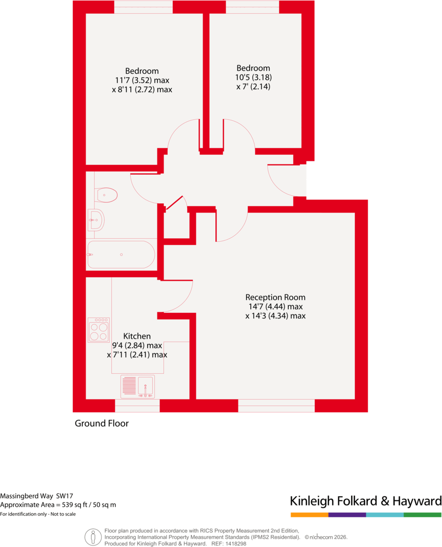 Massingberd Way, Tooting Bec, London, SW17 floorplan