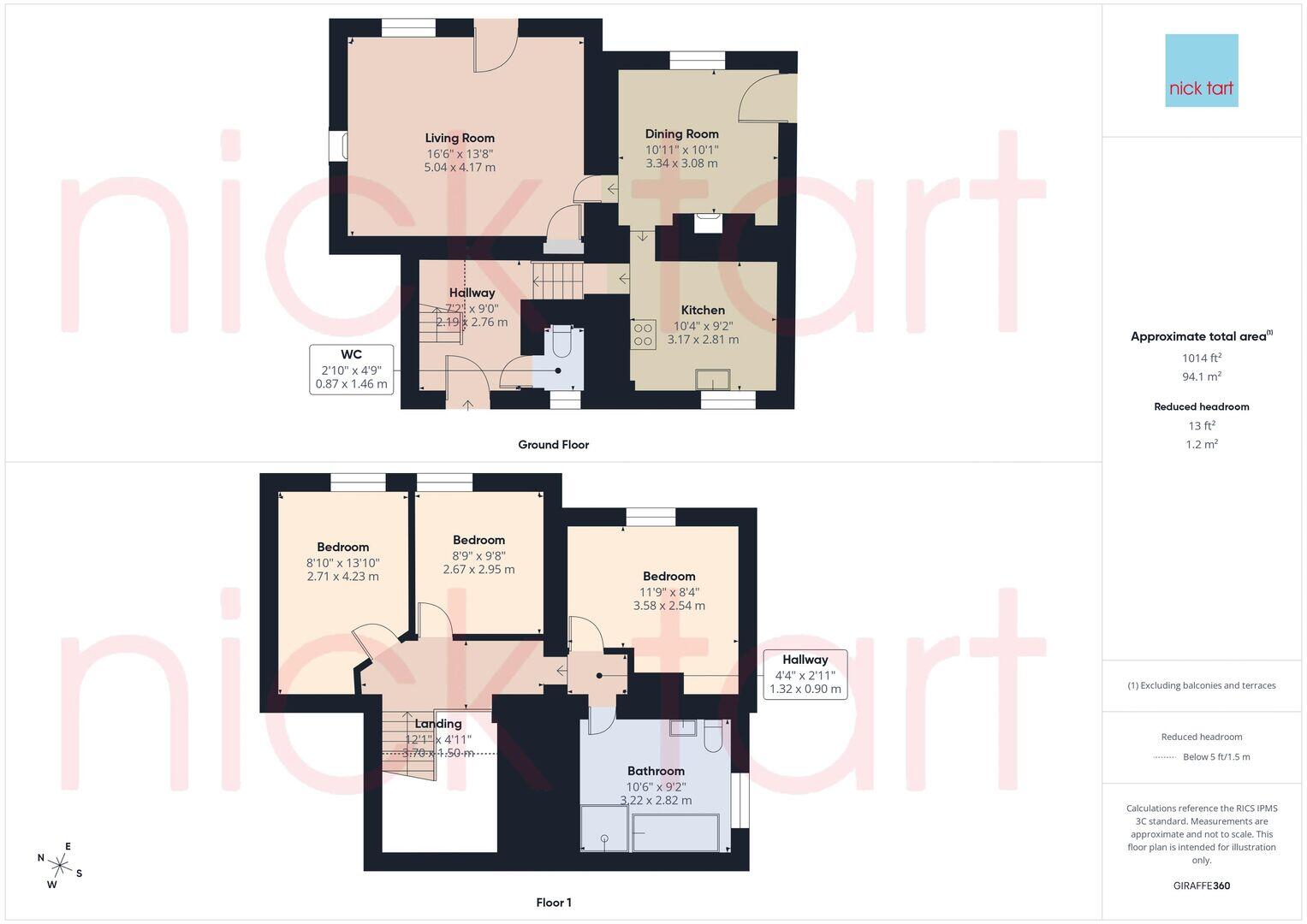 Wesley Road, Ironbridge, Telford, Shropshire. floorplan