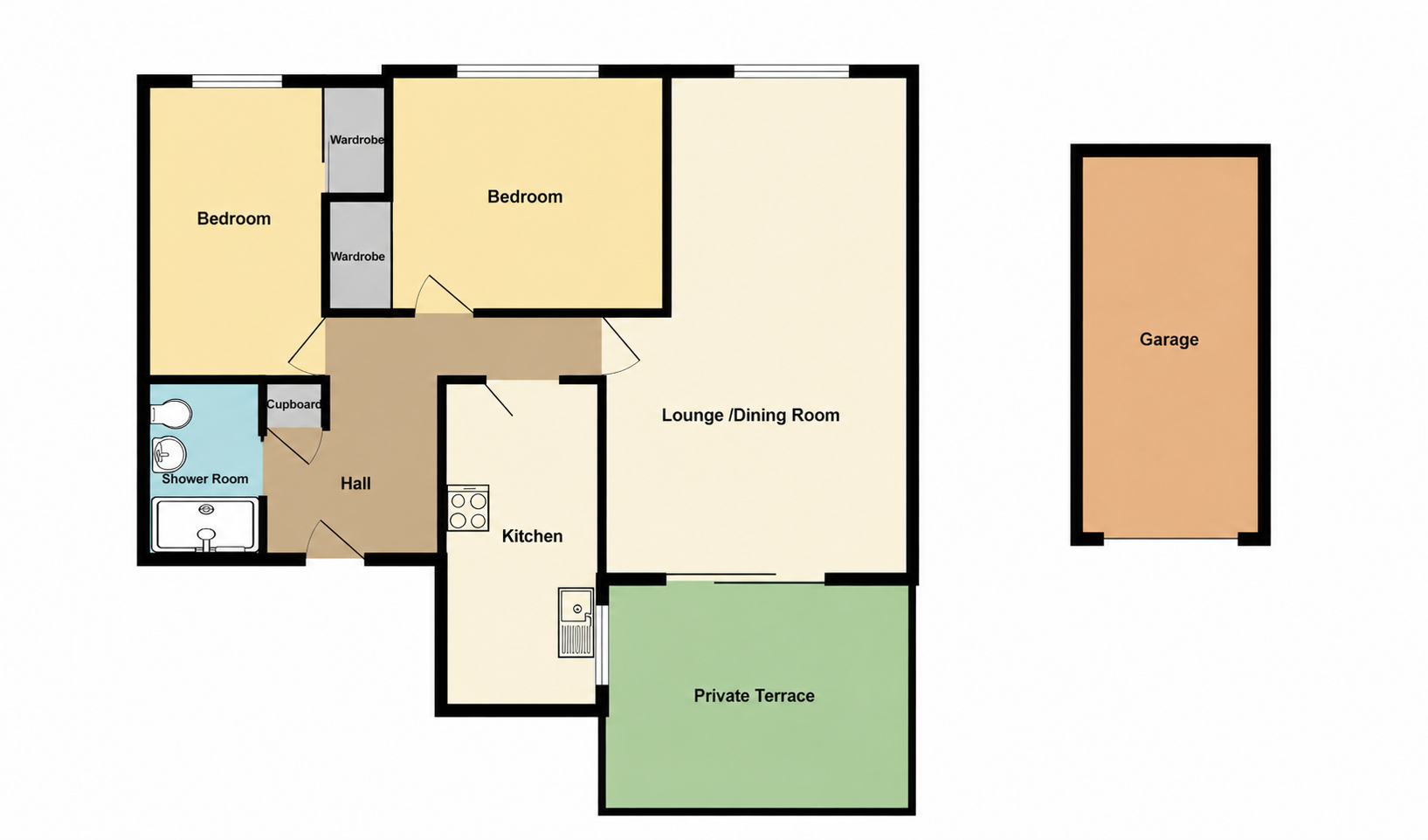 Conifer Close, Christchurch floorplan