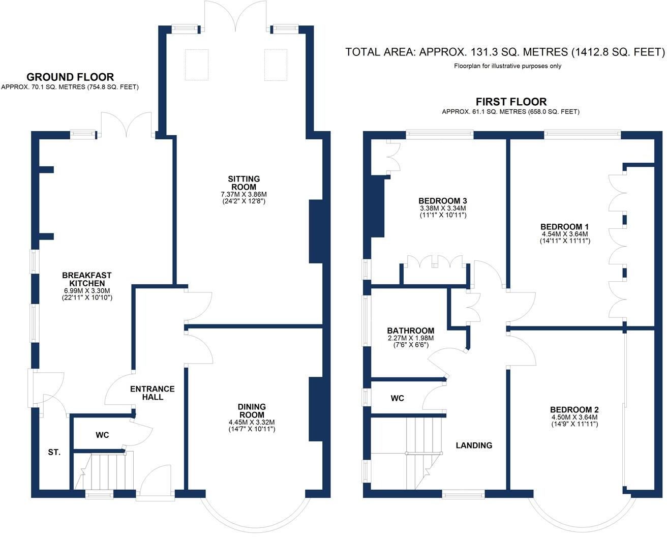 Delahays Road, Hale floorplan