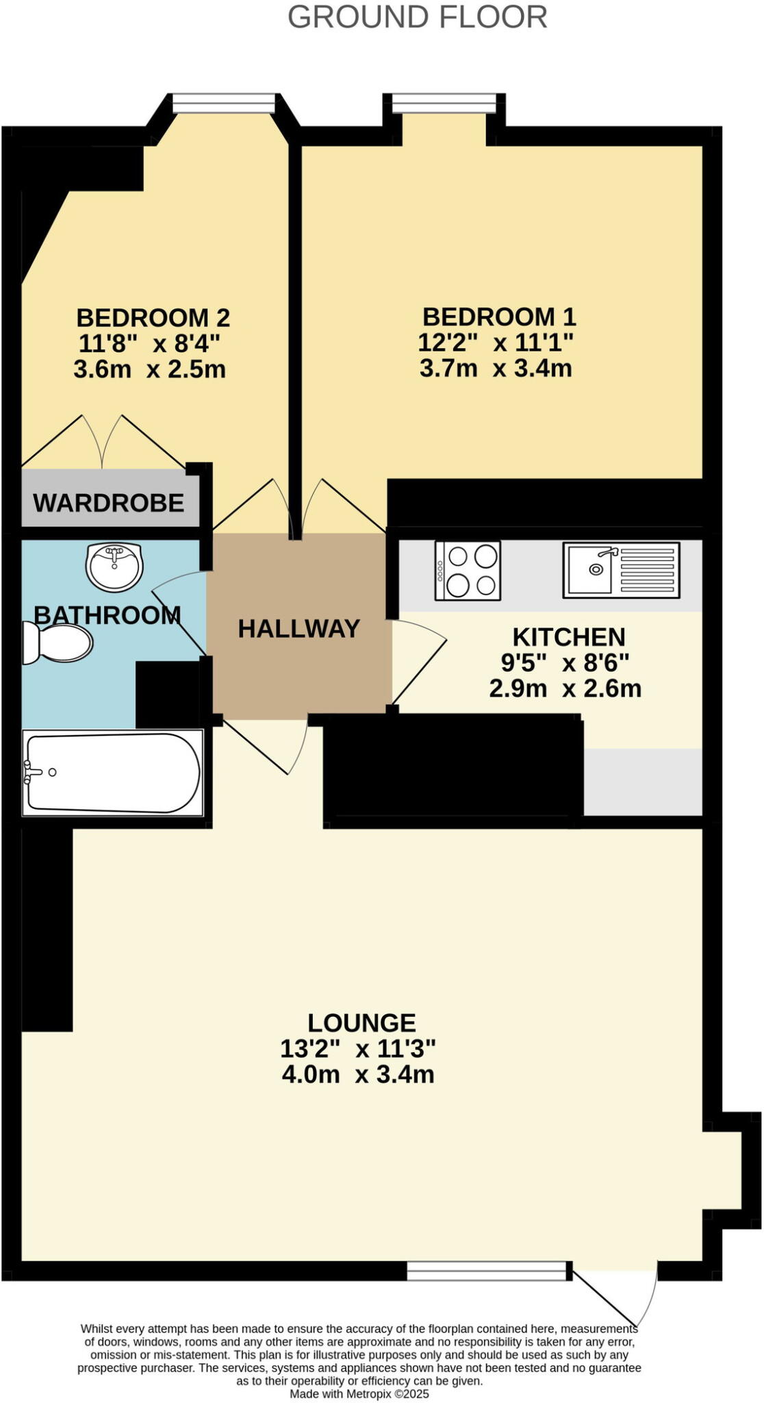 Higher Woodfield Road, Torquay, TQ1 2JZ floorplan