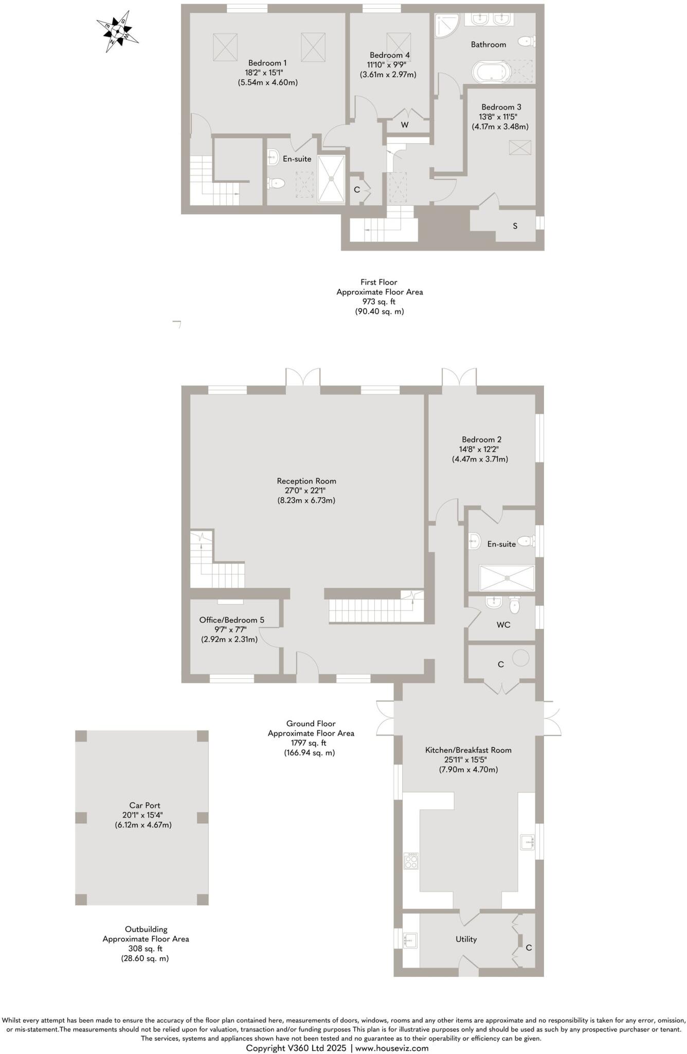 Chain Free Rural Home Surrounded by Peaceful Norfolk Countryside in Scoulton floorplan
