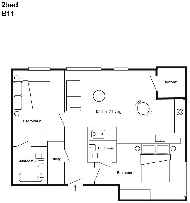 The Junction, Monk Bridge House, Whitehall, Leeds floorplan