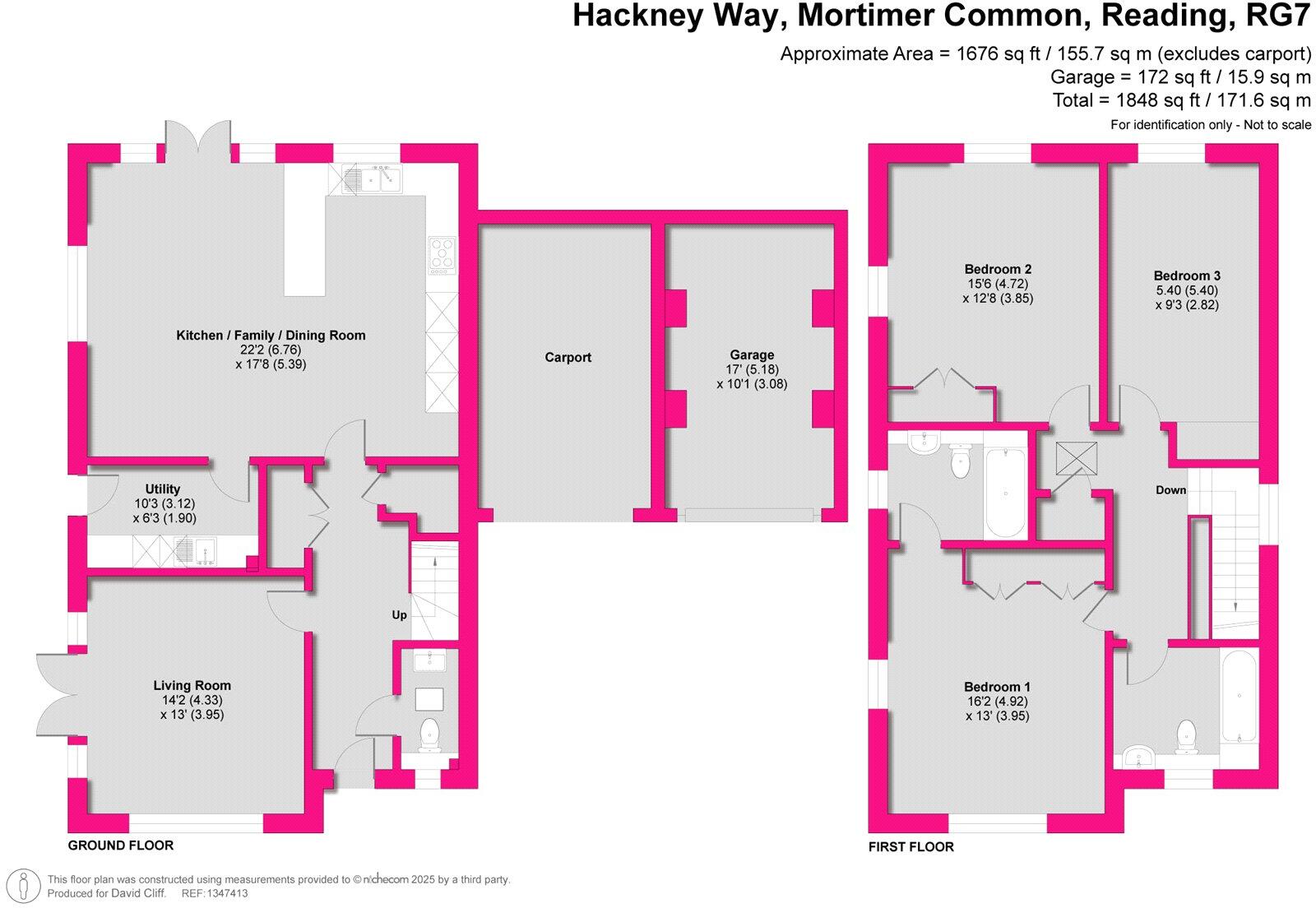 Hackney Way, Mortimer Common, Reading, Berkshire, RG7 floorplan