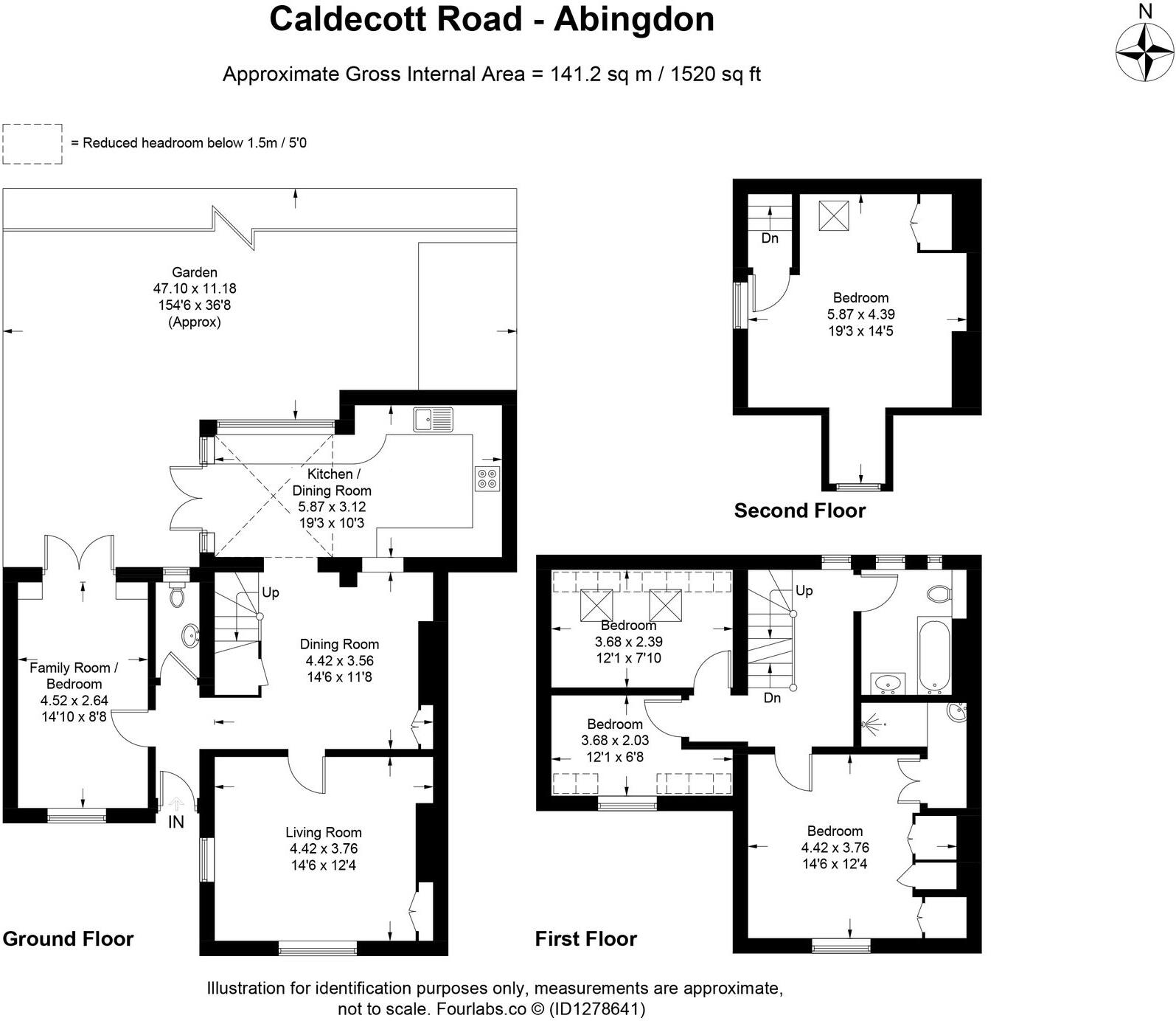 Caldecott Road, Abingdon, OX14 floorplan