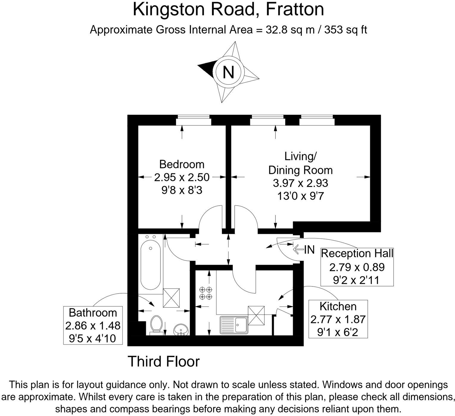 Kingston Road, Fratton, Portsmouth, PO2 floorplan