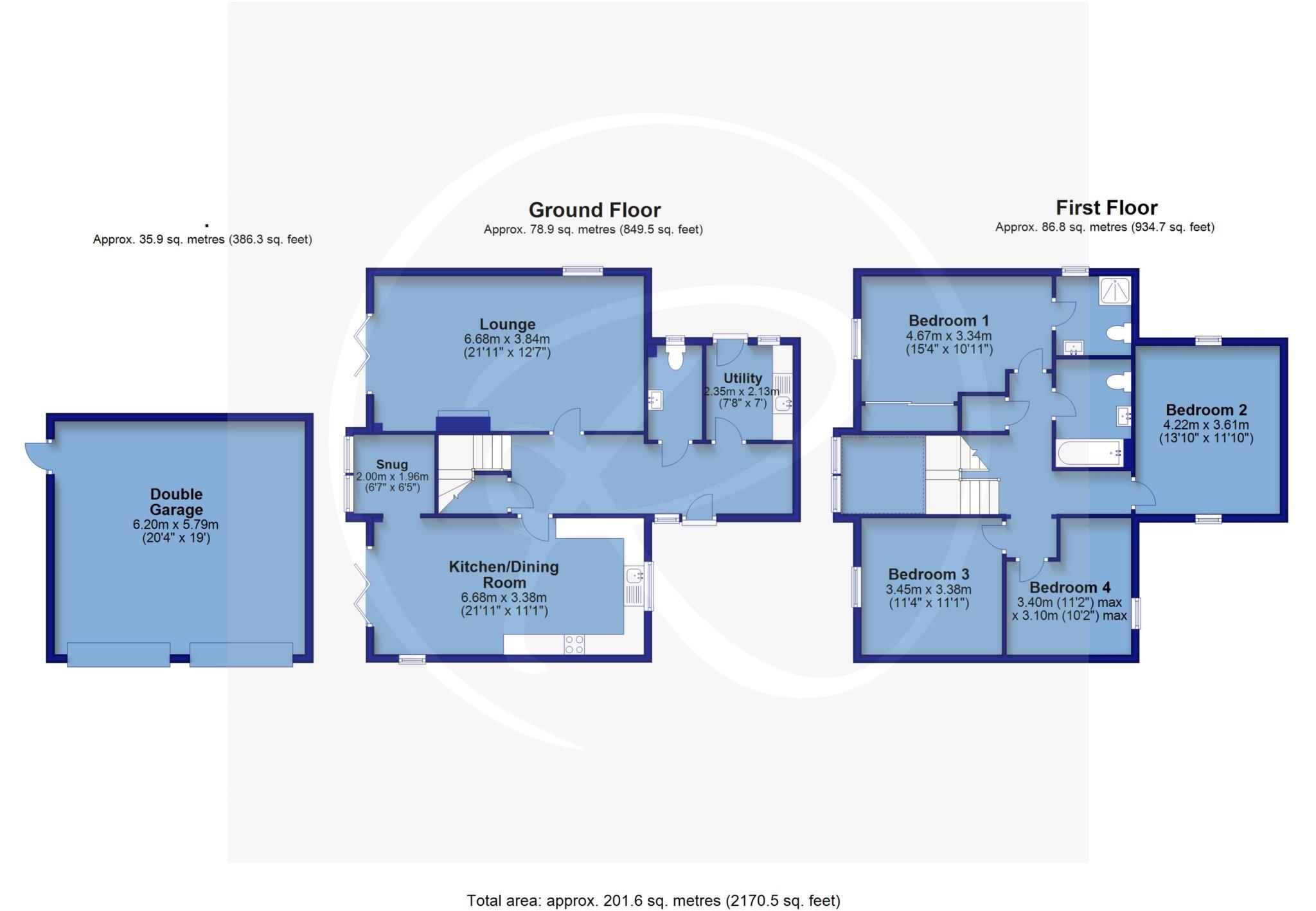 3, Stanley Court, Parkham floorplan