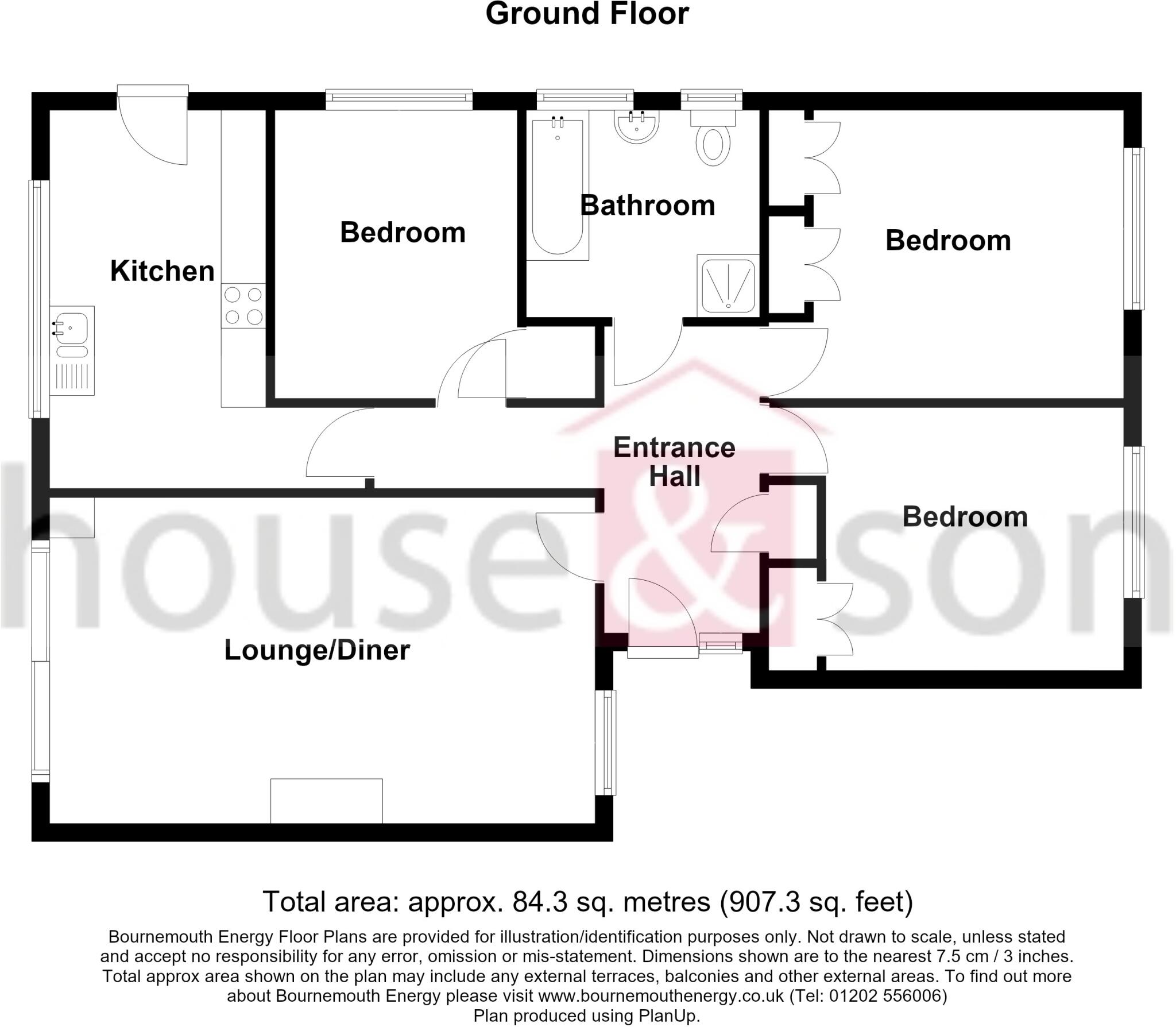 Ferncroft Gardens, Bournemouth floorplan