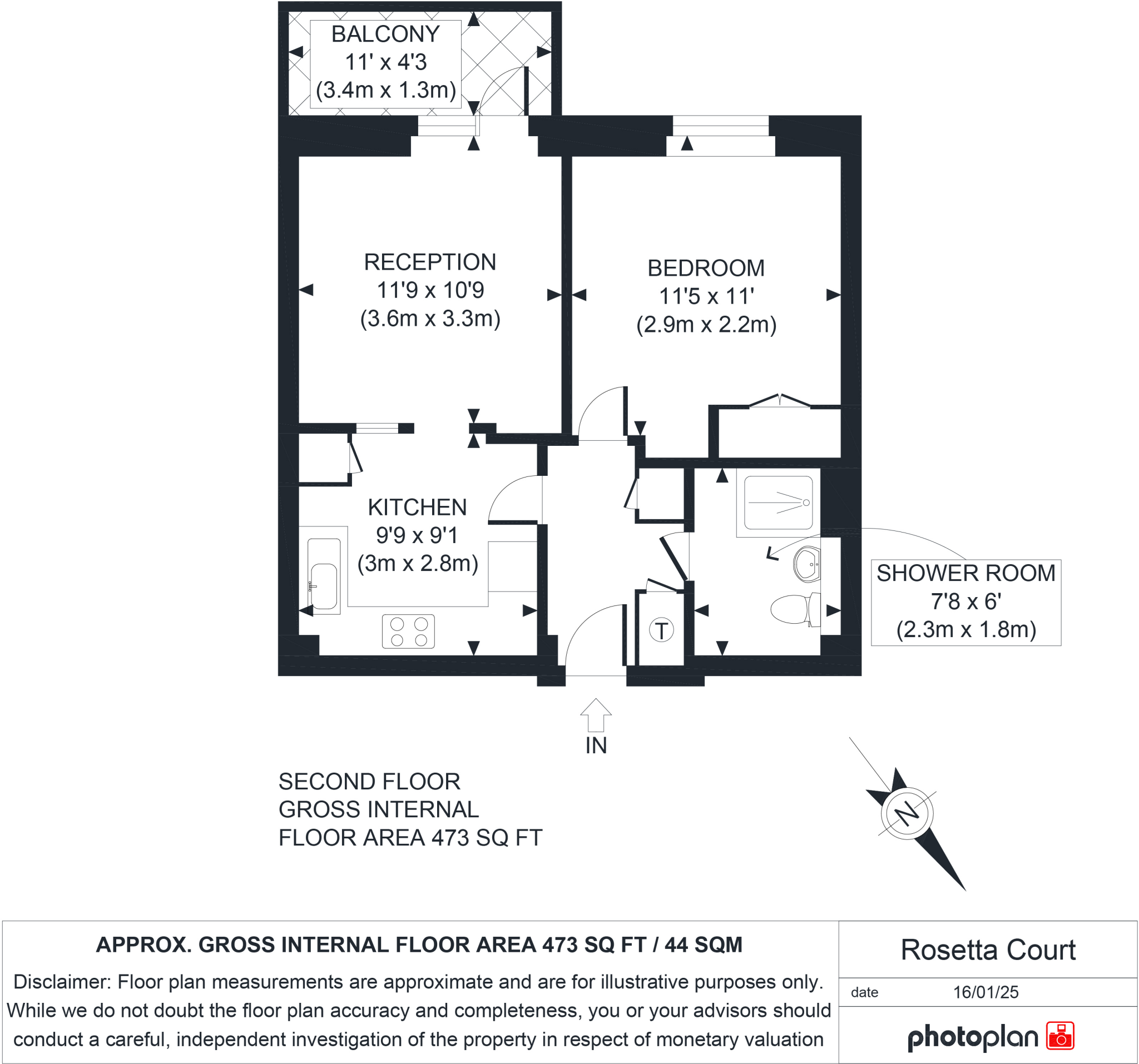 Rosetta Court, Crystal Palace floorplan