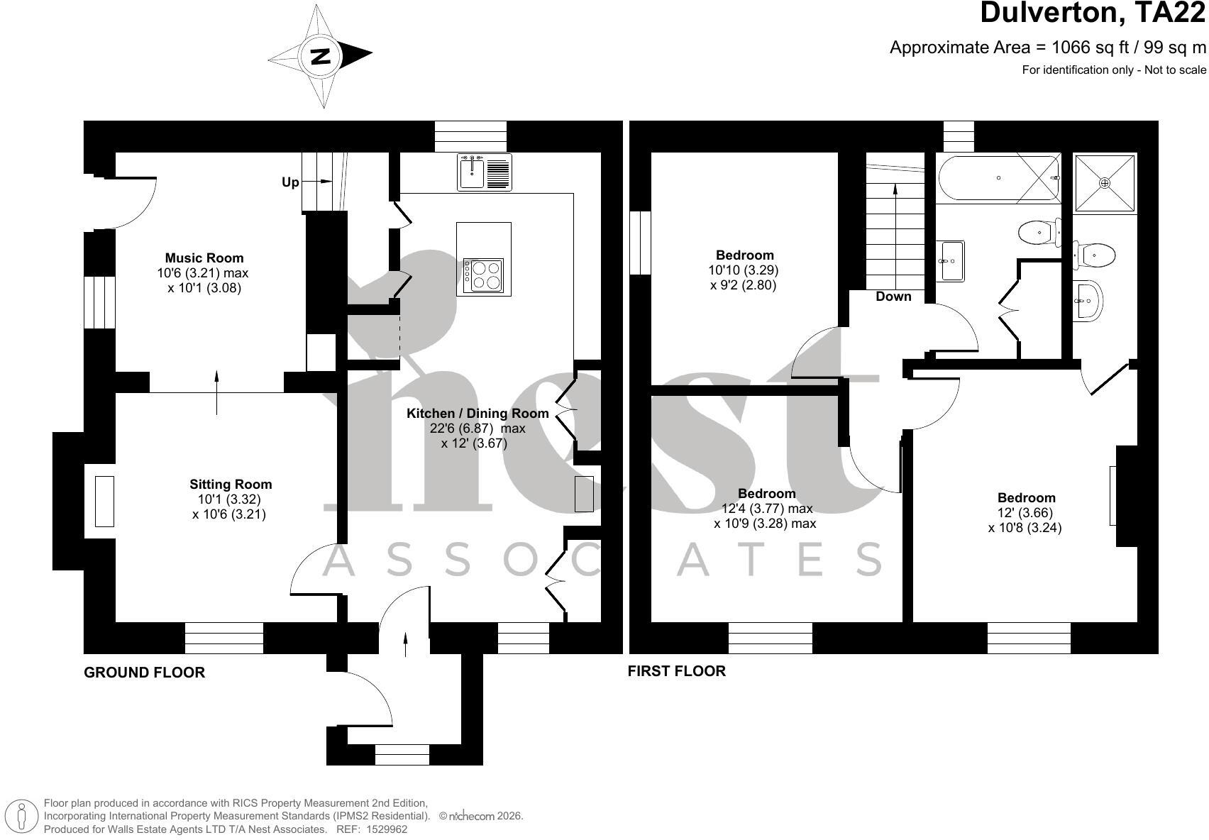 Dollys Cottage, Dulverton, Somerset floorplan