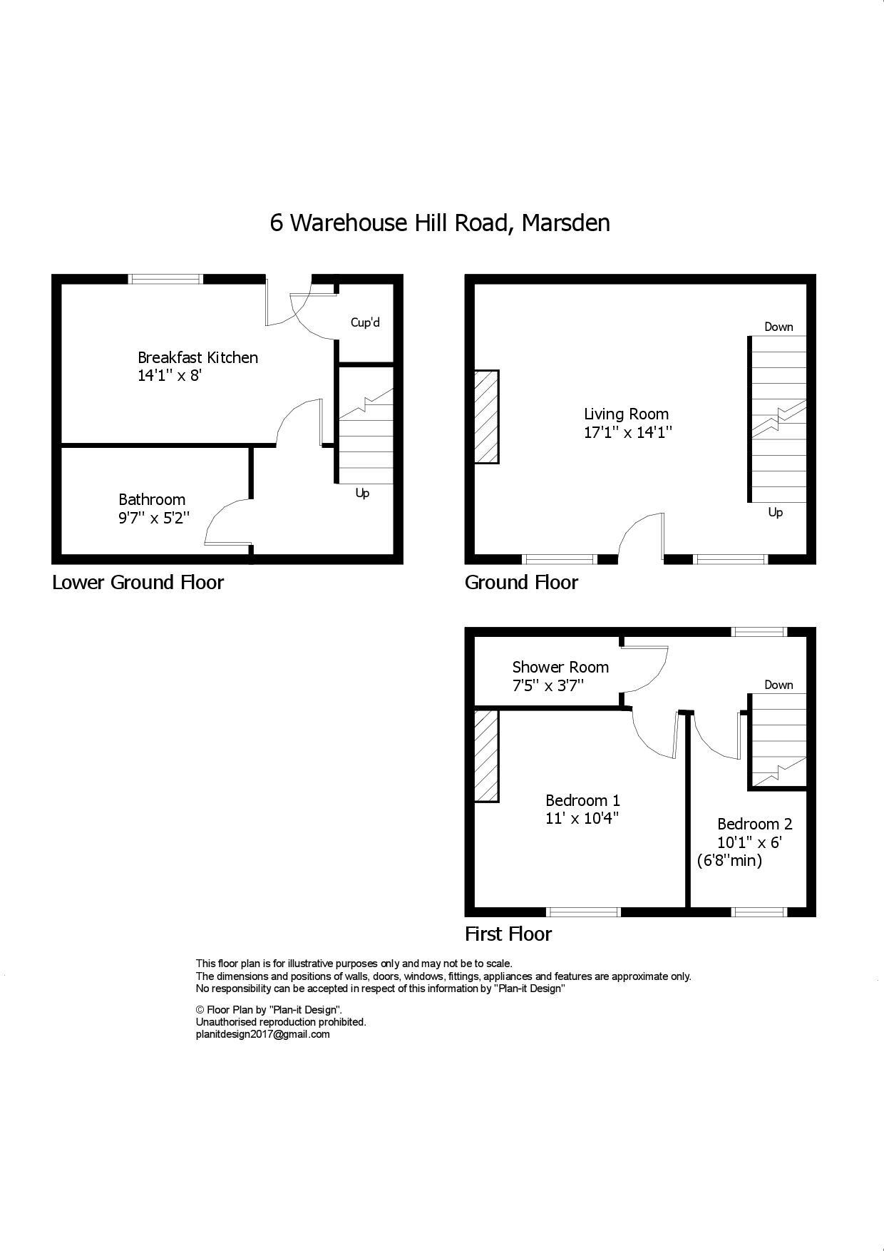 Warehouse Hill Road, Marsden, Huddersfield, HD7 floorplan