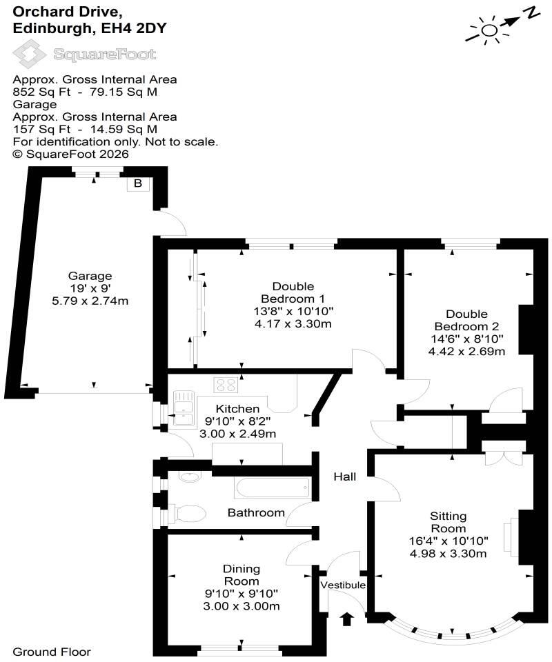 Orchard Drive, Edinburgh,  floorplan
