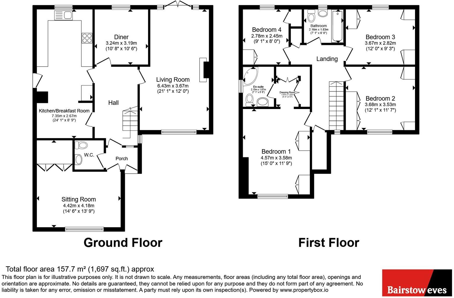 Monkhams Avenue, Woodford Green, IG8 floorplan