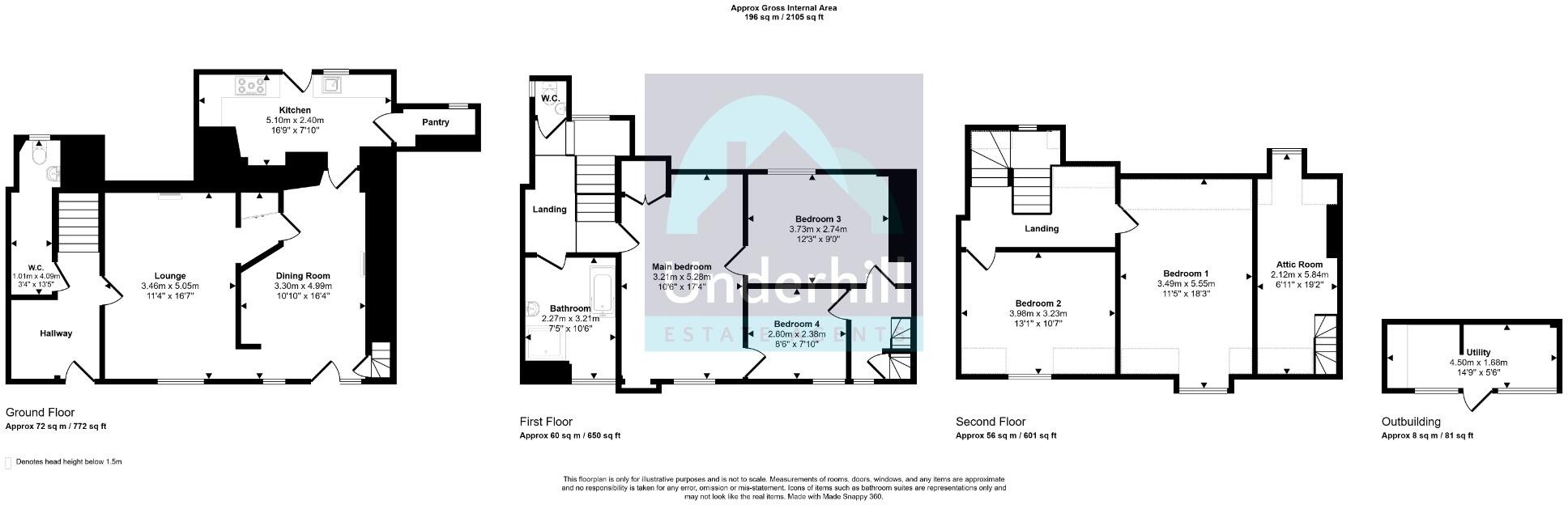 Badlake Hill, Dawlish floorplan