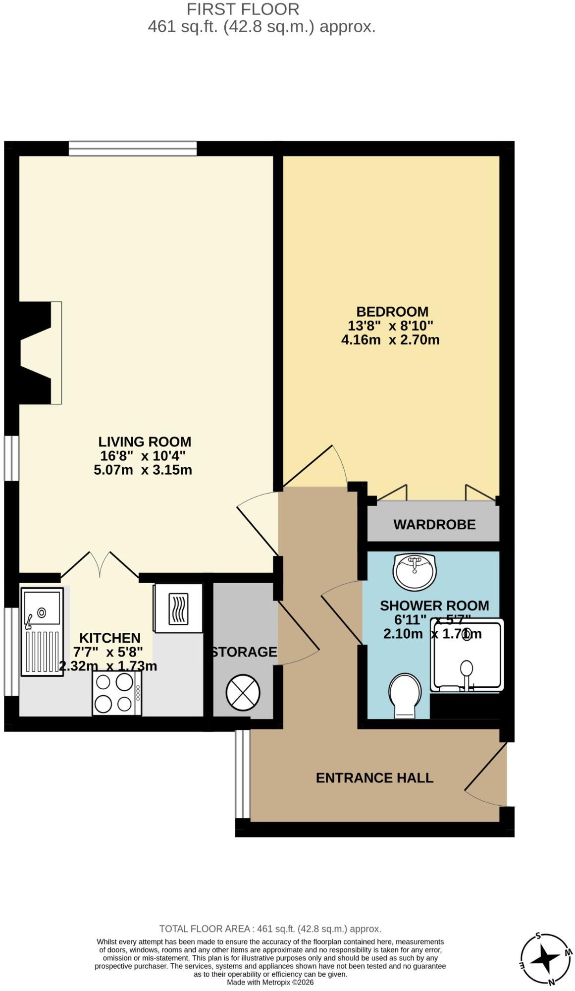 Riverbourne Court, Bell Road, Sittingbourne, Kent, ME10 4DL floorplan