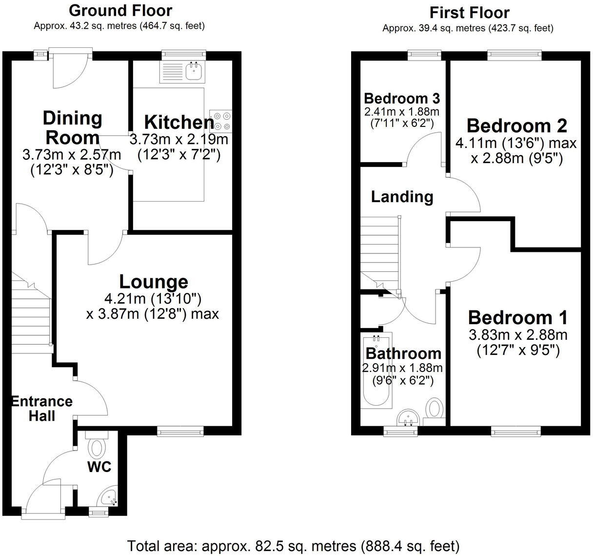 Werburgh Close, Warburton, Lymm WA13 9GF floorplan