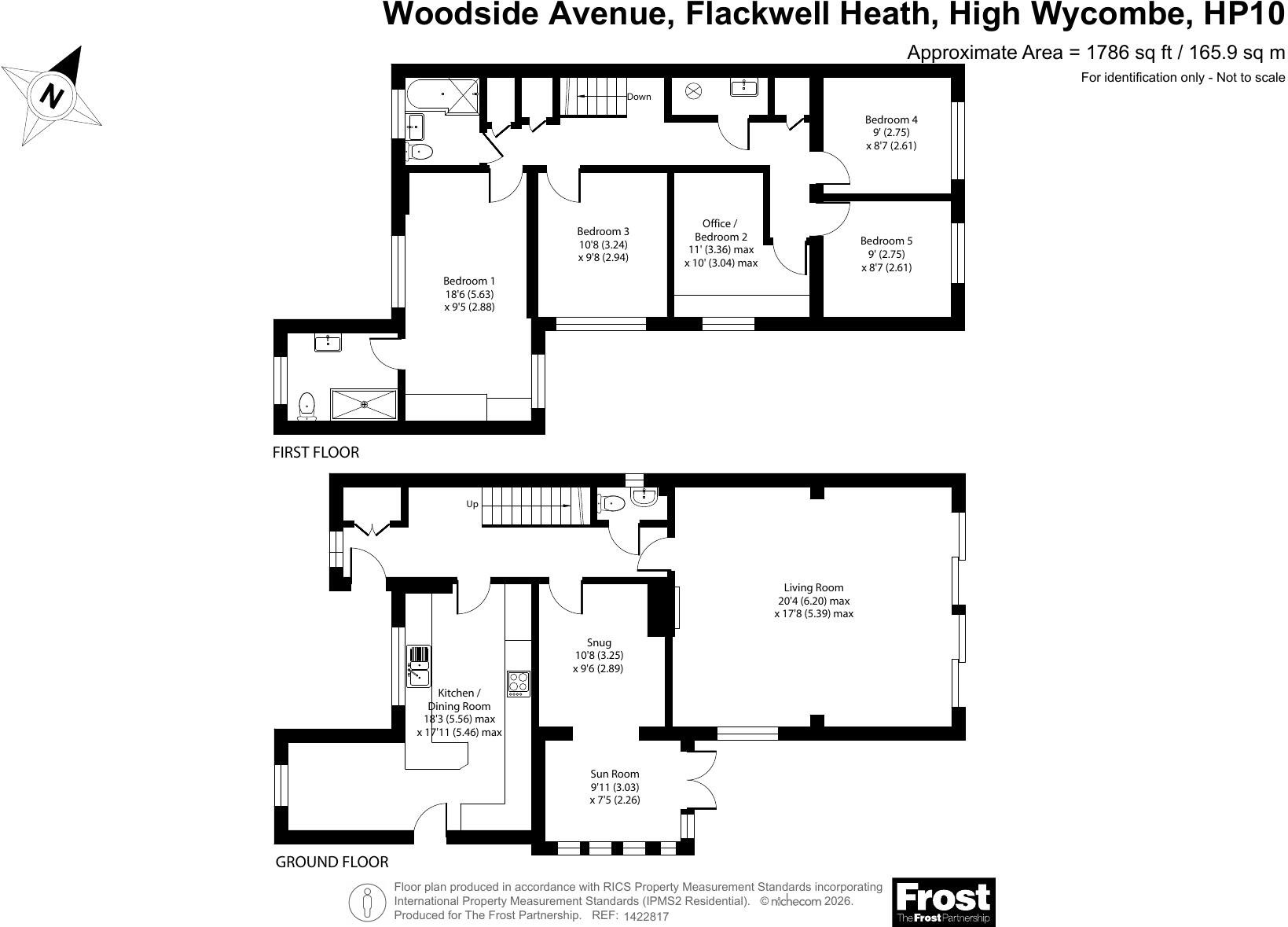 Woodside Avenue, Flackwell Heath, High Wycombe, Buckinghamshire, HP10 floorplan