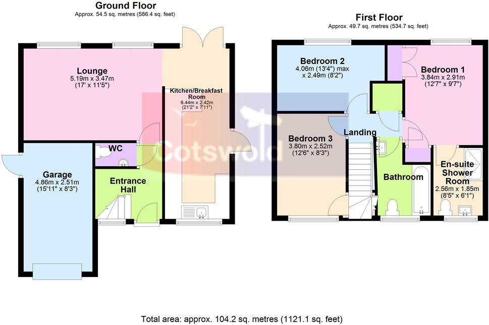 Delphinium Drive, Bishops Cleeve, Cheltenham, GL52 floorplan