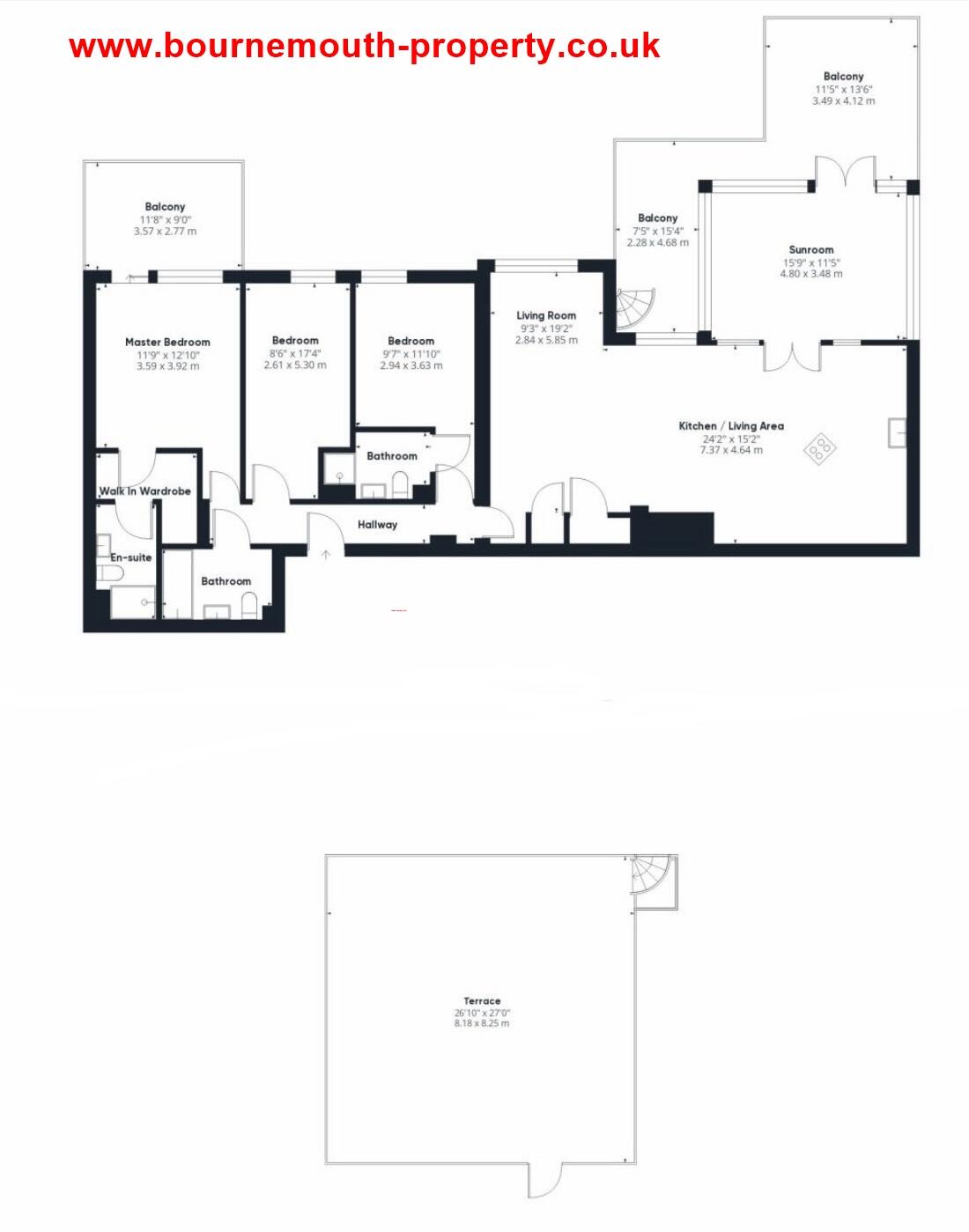 Boscombe Spa Road, Bournemouth, Dorset, BH5 floorplan