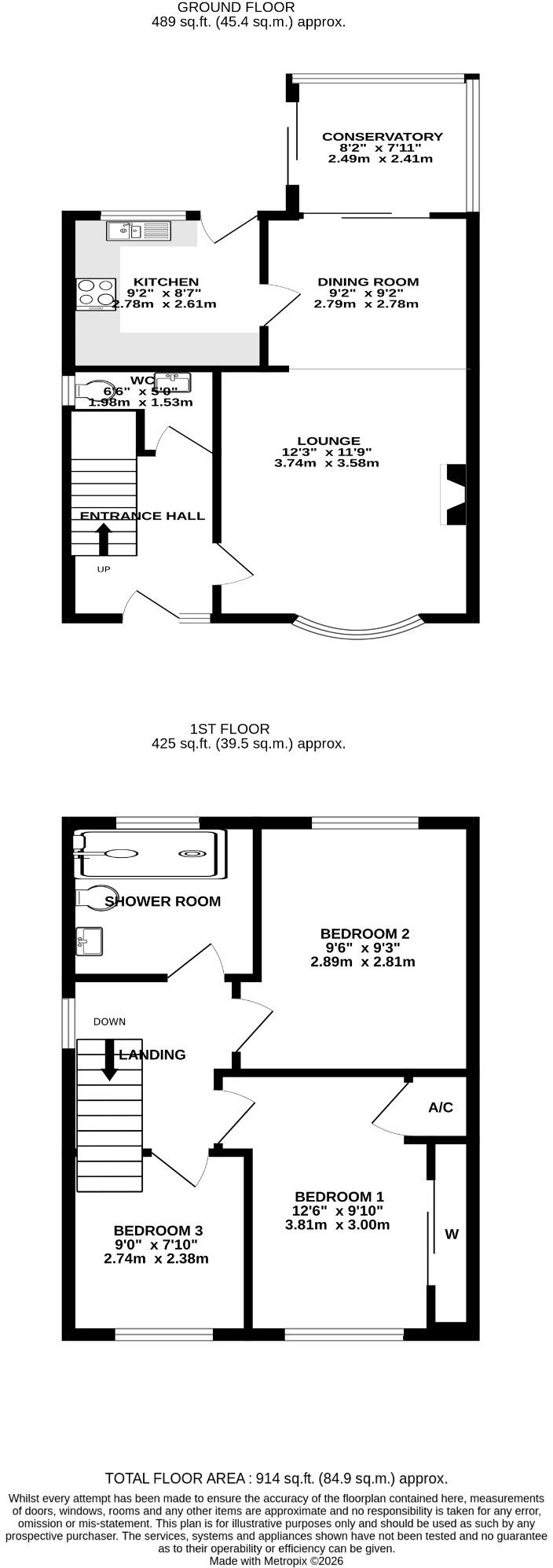The Glade, Langley floorplan