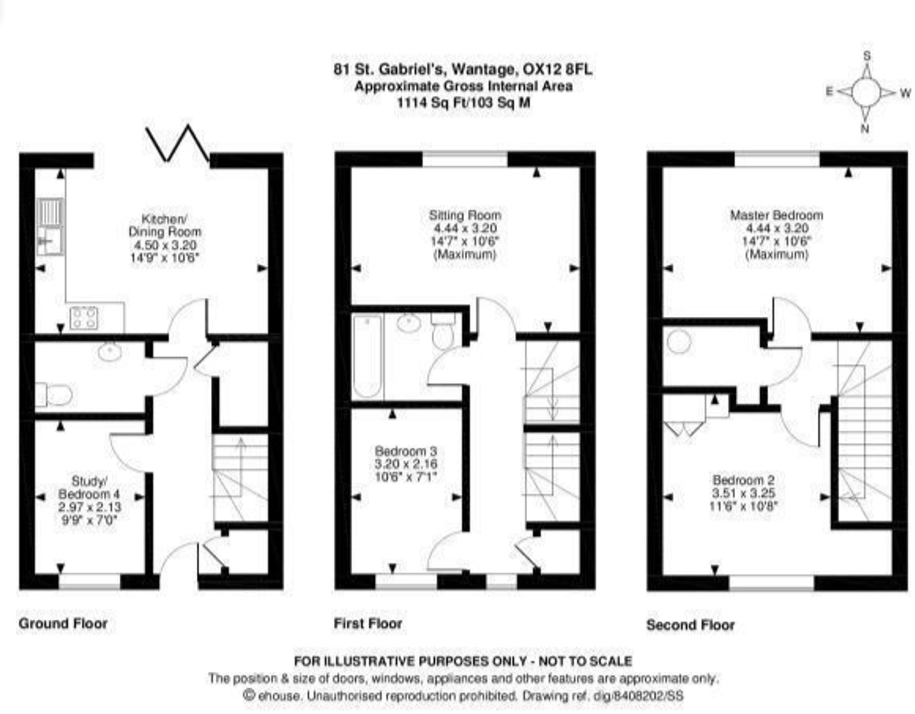 St. Gabriel's, Wantage, OX12 floorplan