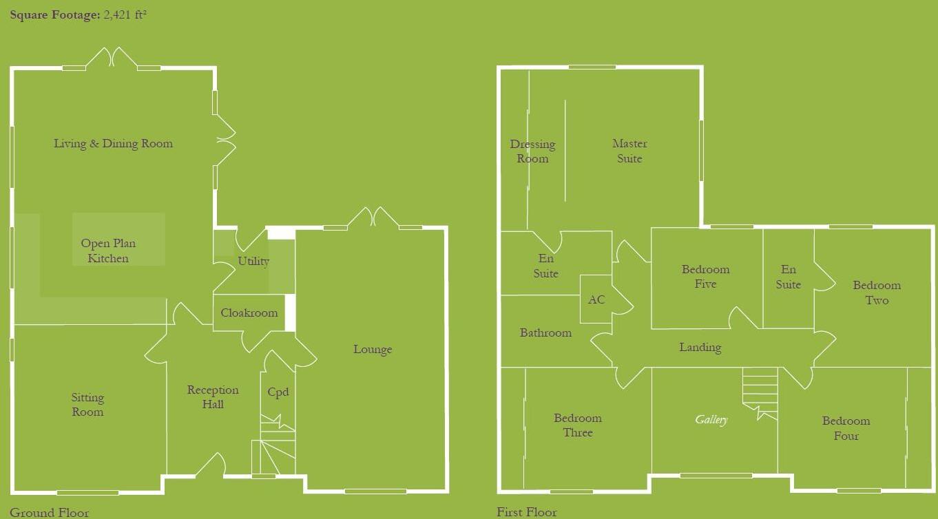 Meadow Lane, Alrewas, DE13 floorplan