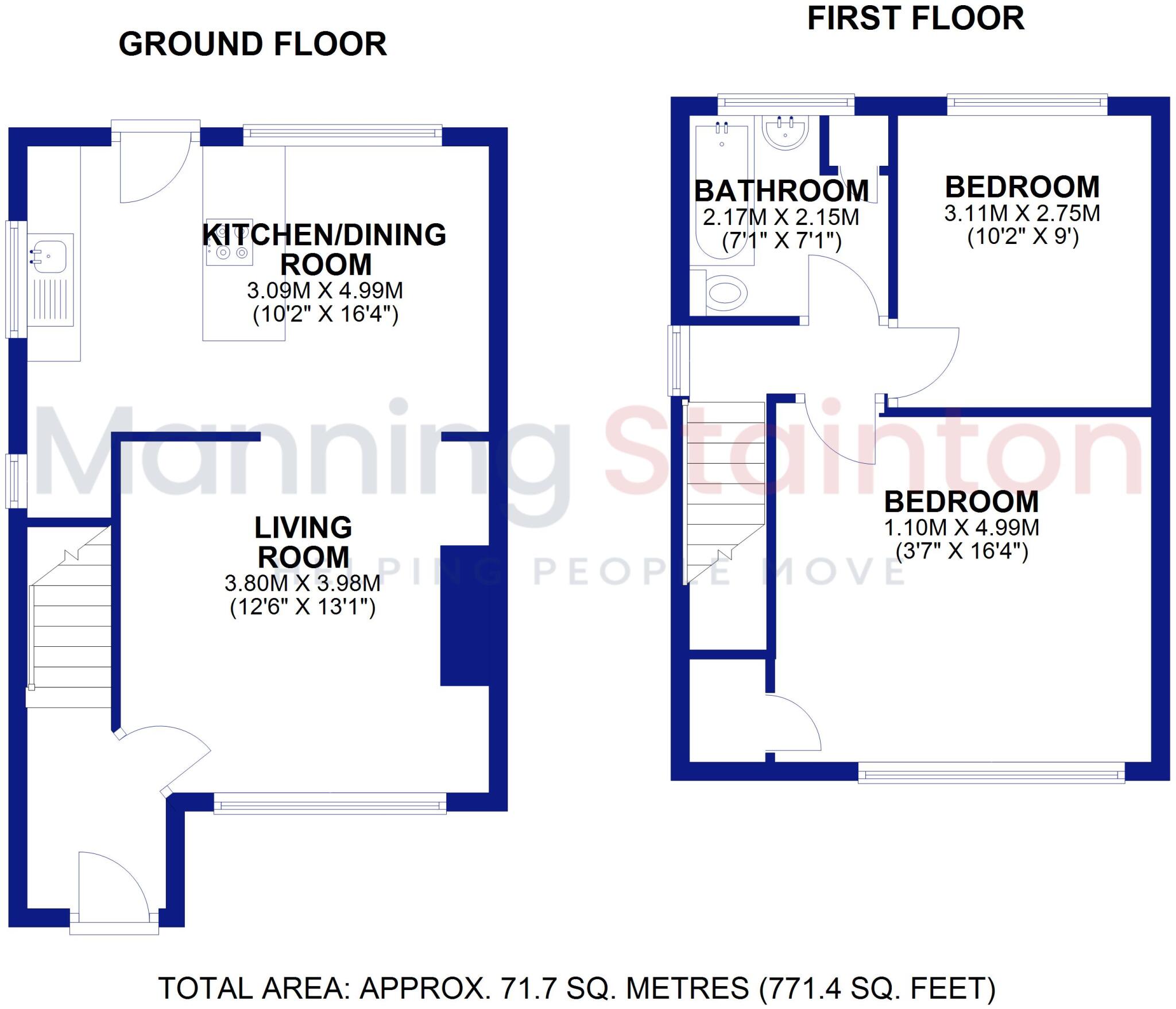 Raynville Avenue, Leeds, West Yorkshire floorplan